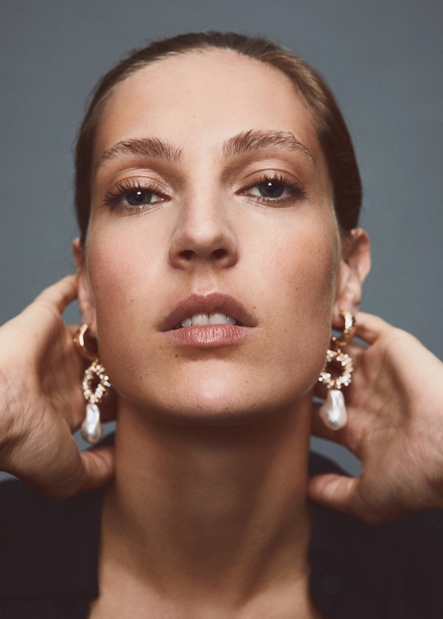 Orecchini cristallo perle - Piano generale