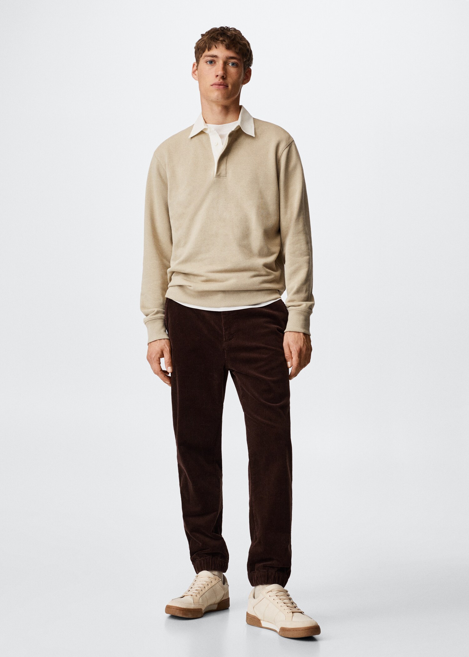 Pantalon de jogging velours côtelé - Plan général