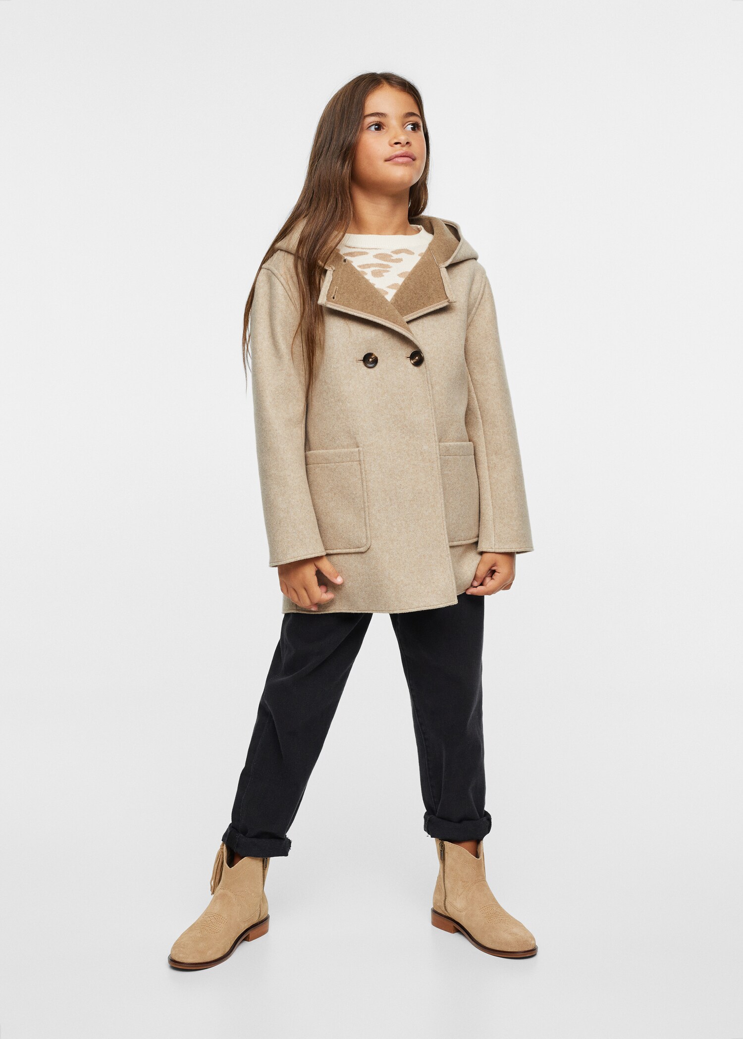 Manteau à double boutonnage - Plan général