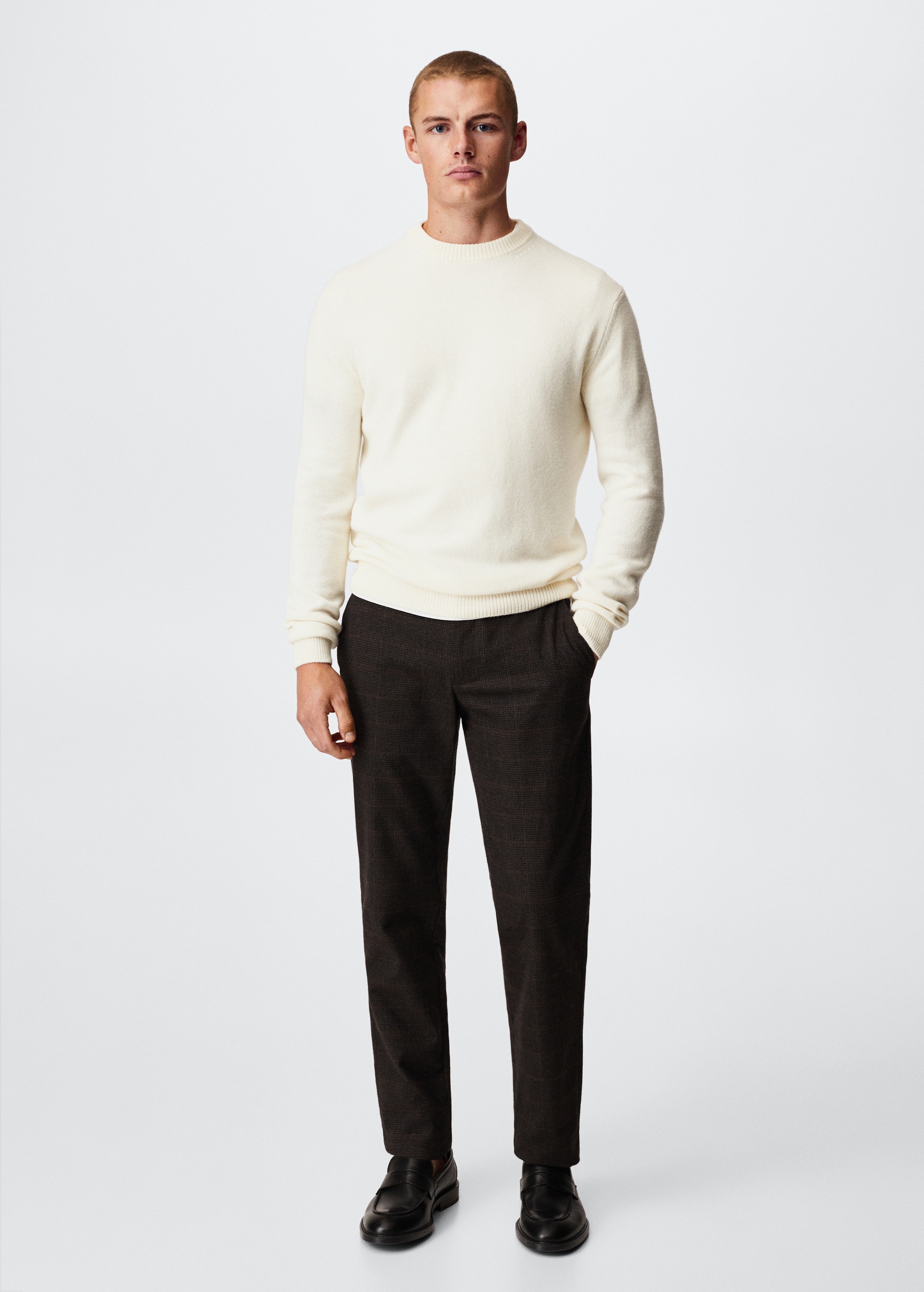 Cashmere wool sweater - General plane