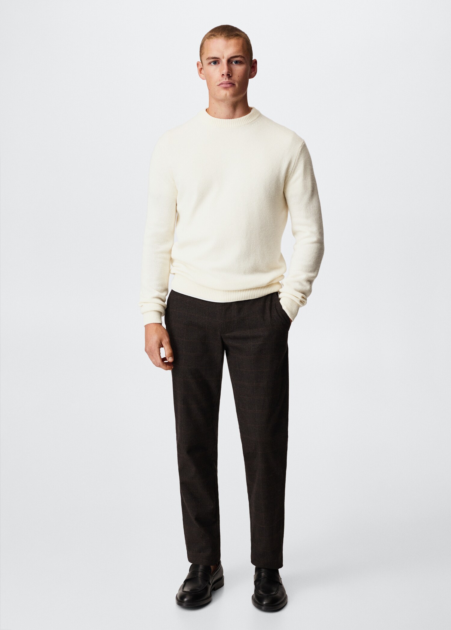 Cashmere wool sweater - General plane