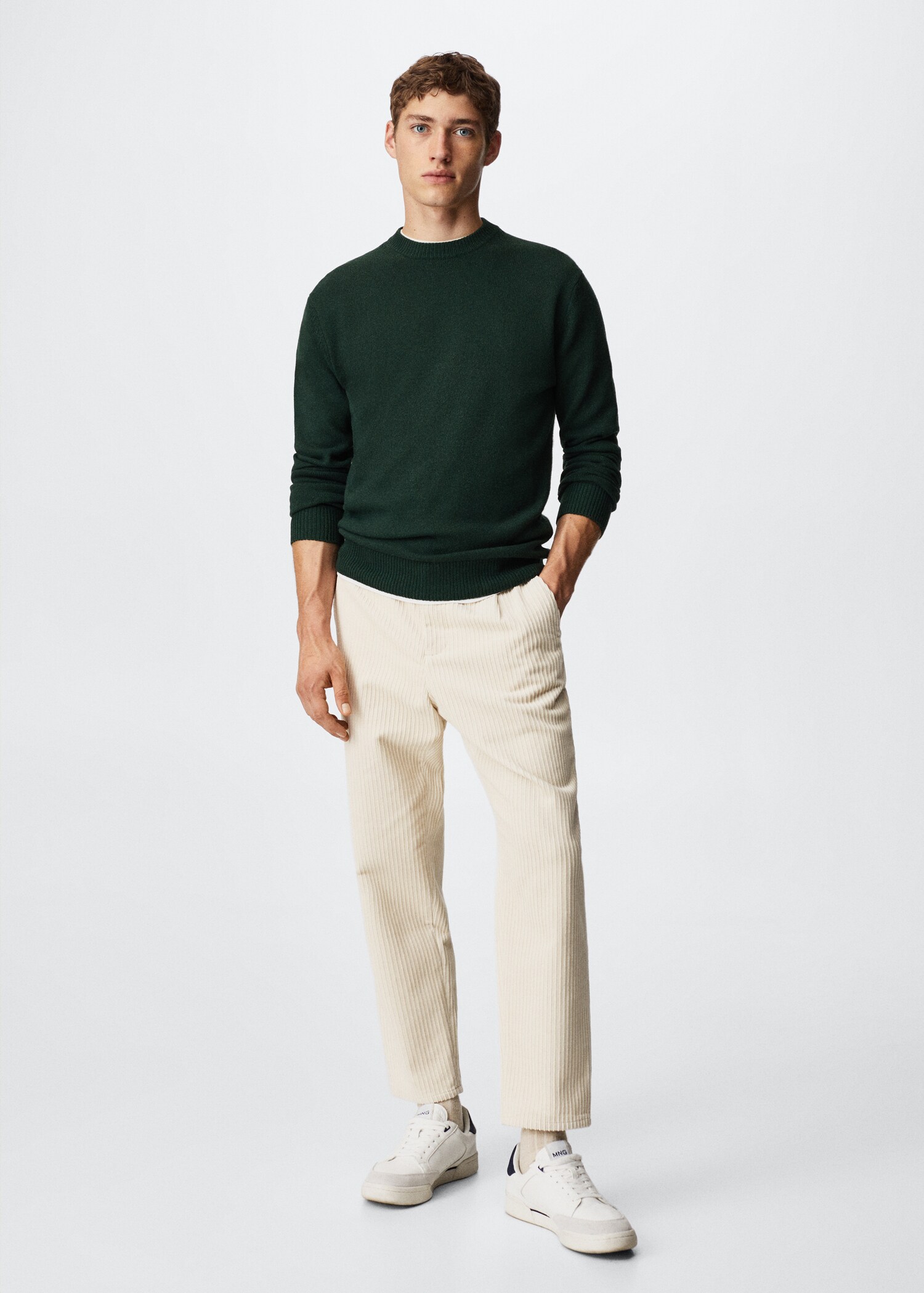 Cashmere wool sweater - General plane