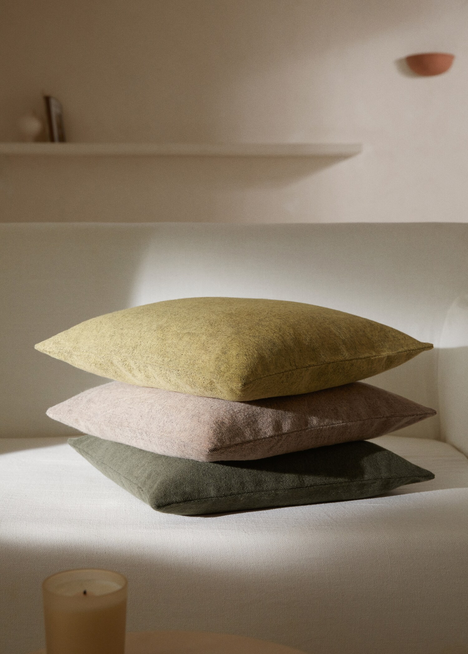 Kussenhoes 100% katoen 45x45 cm - Overzichtstekening