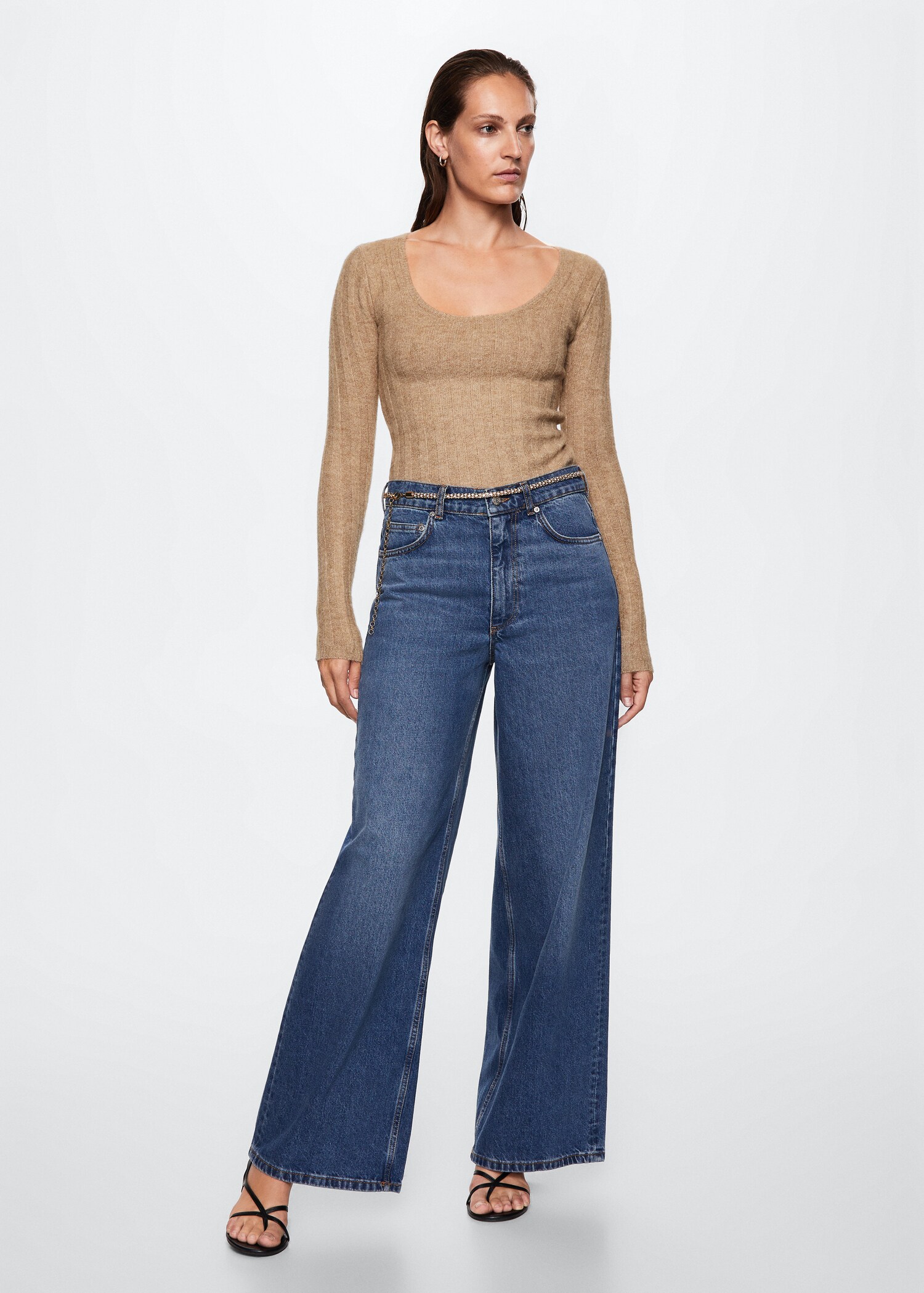 Textured knit sweater - General plane