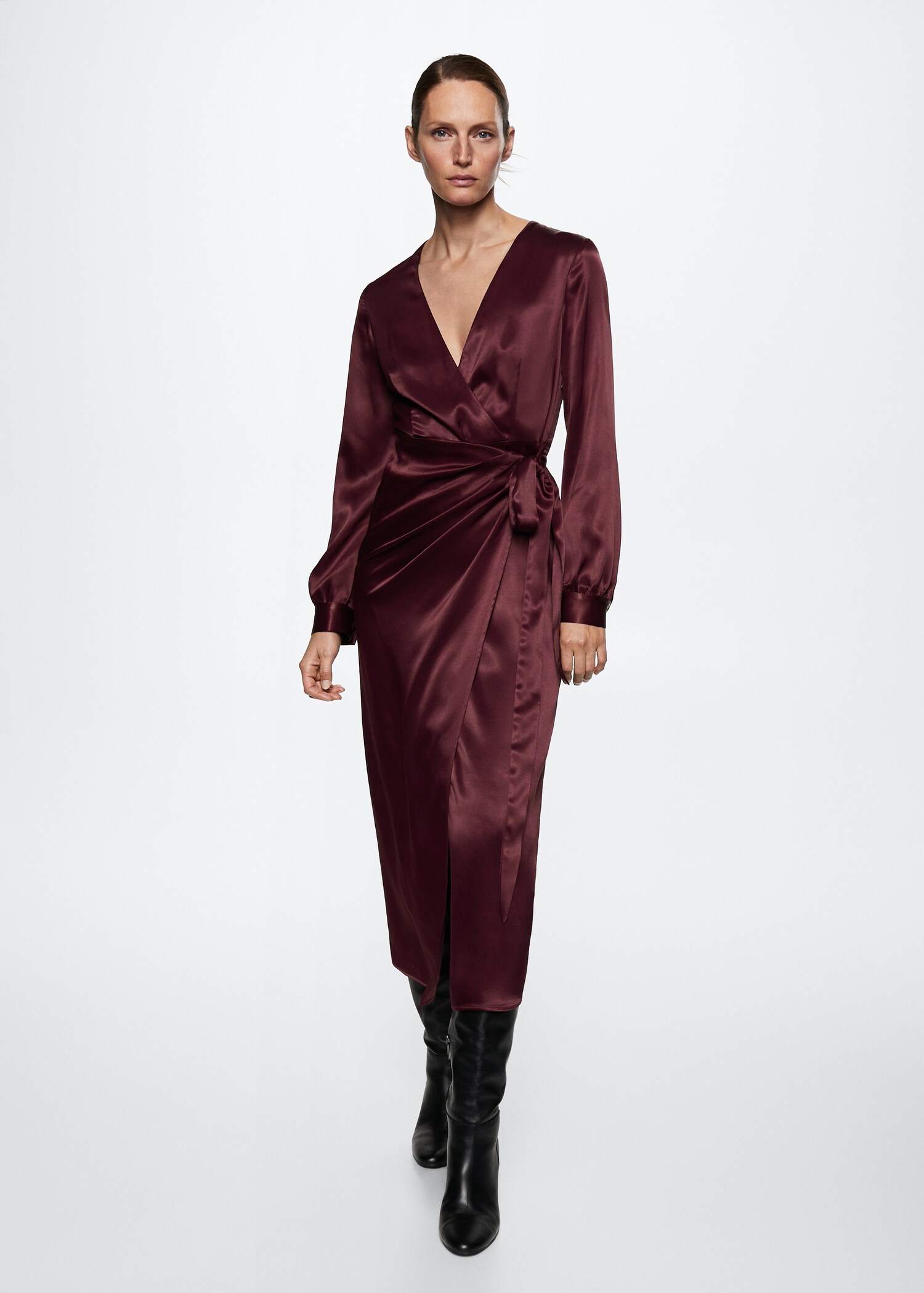 Bow wrap dress - General plane