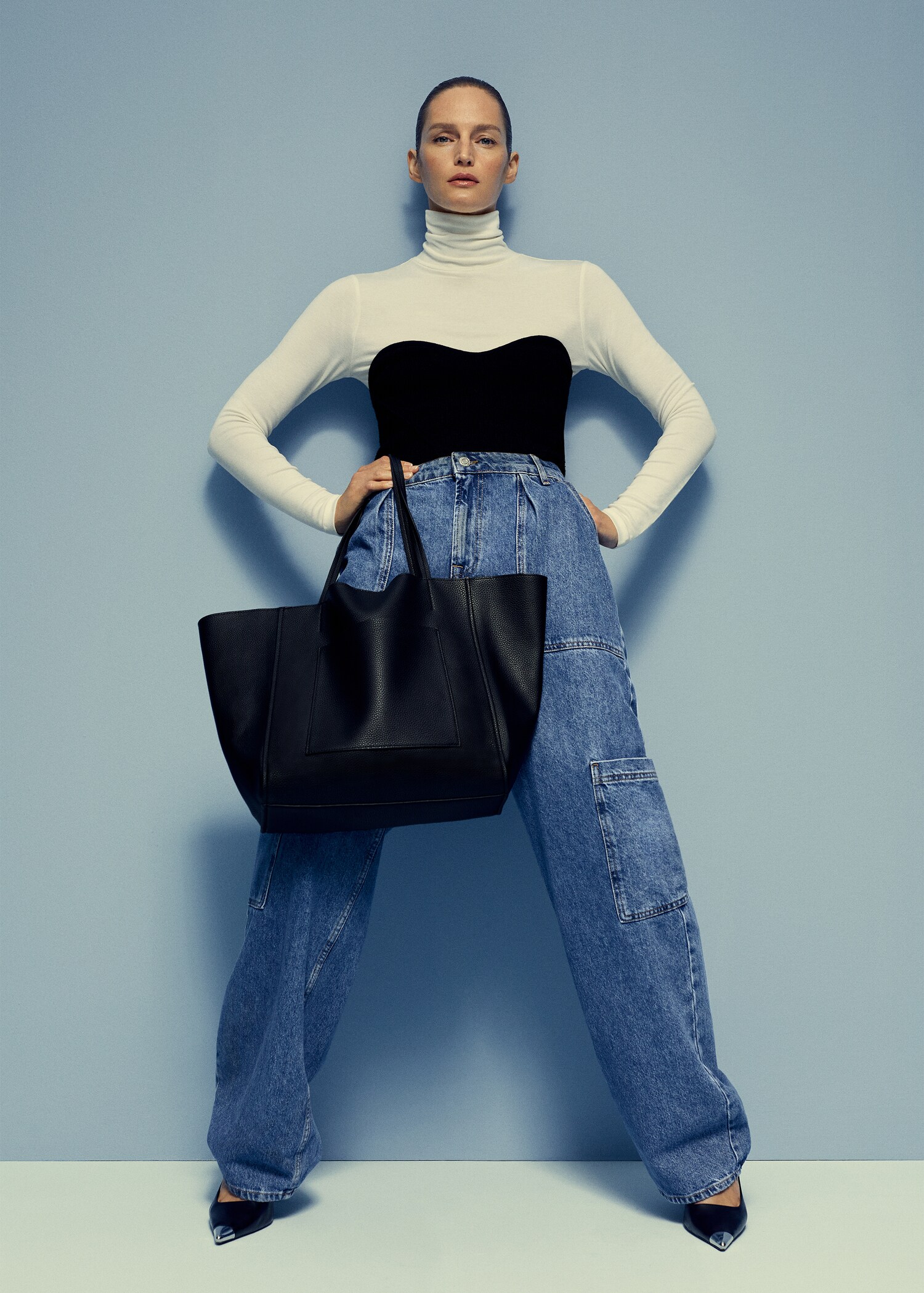 Bolso shopper bolsillo - Plano general
