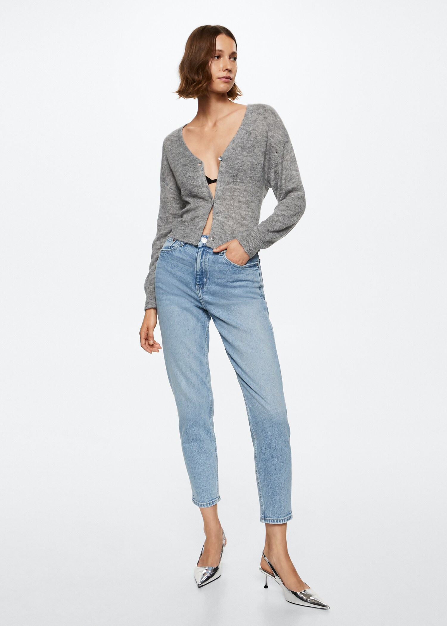 Mom comfort high-rise jeans - General plane