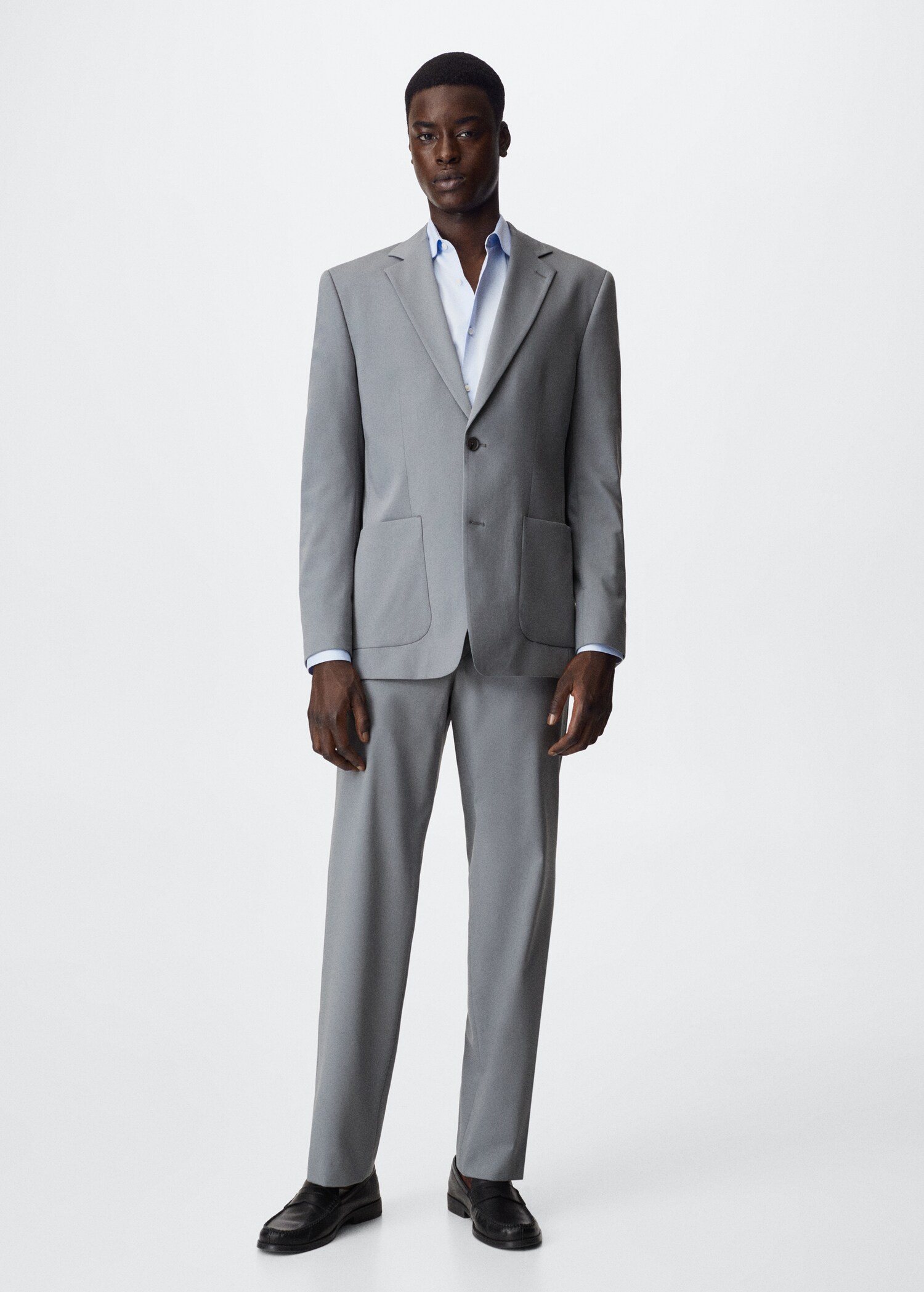Relaxed-fit suit trousers - General plane