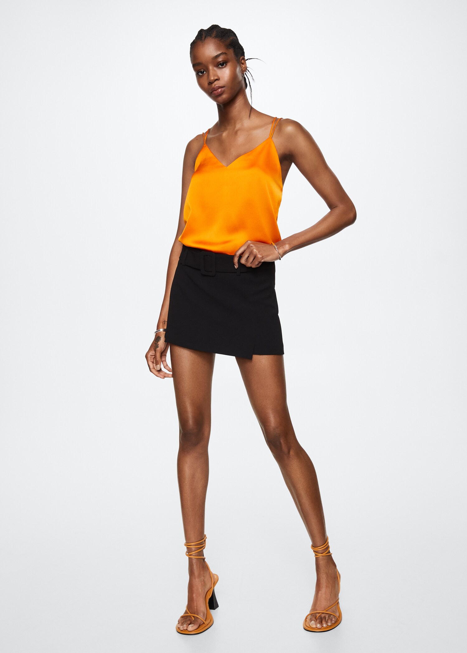 Satin lace top - General plane