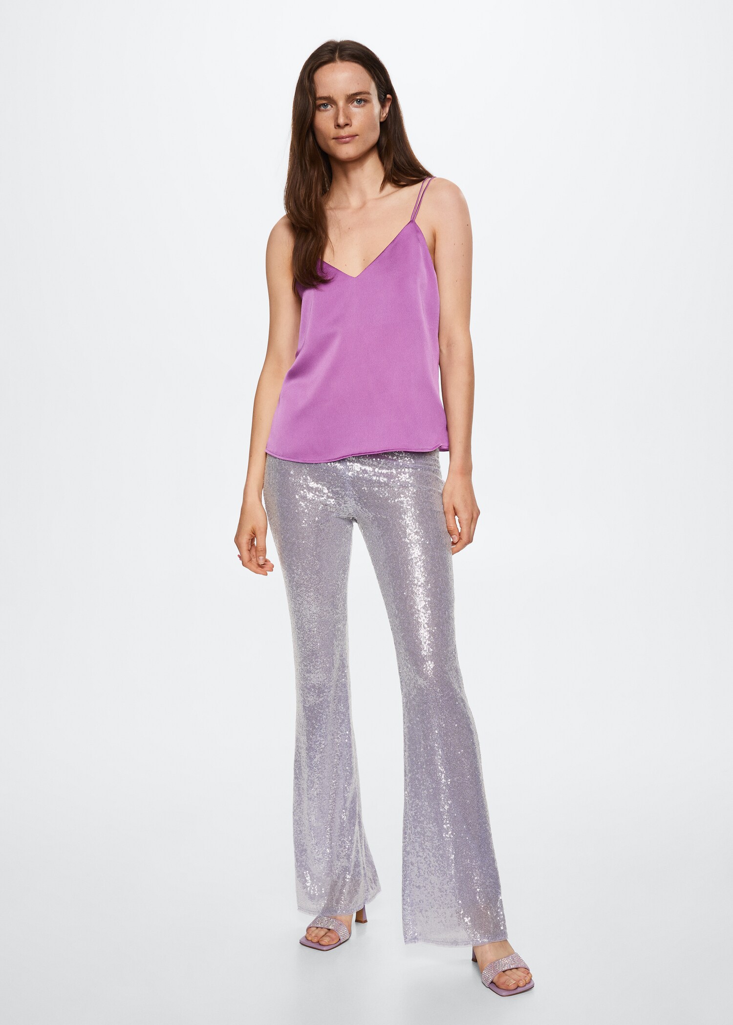 Satin lace top - General plane
