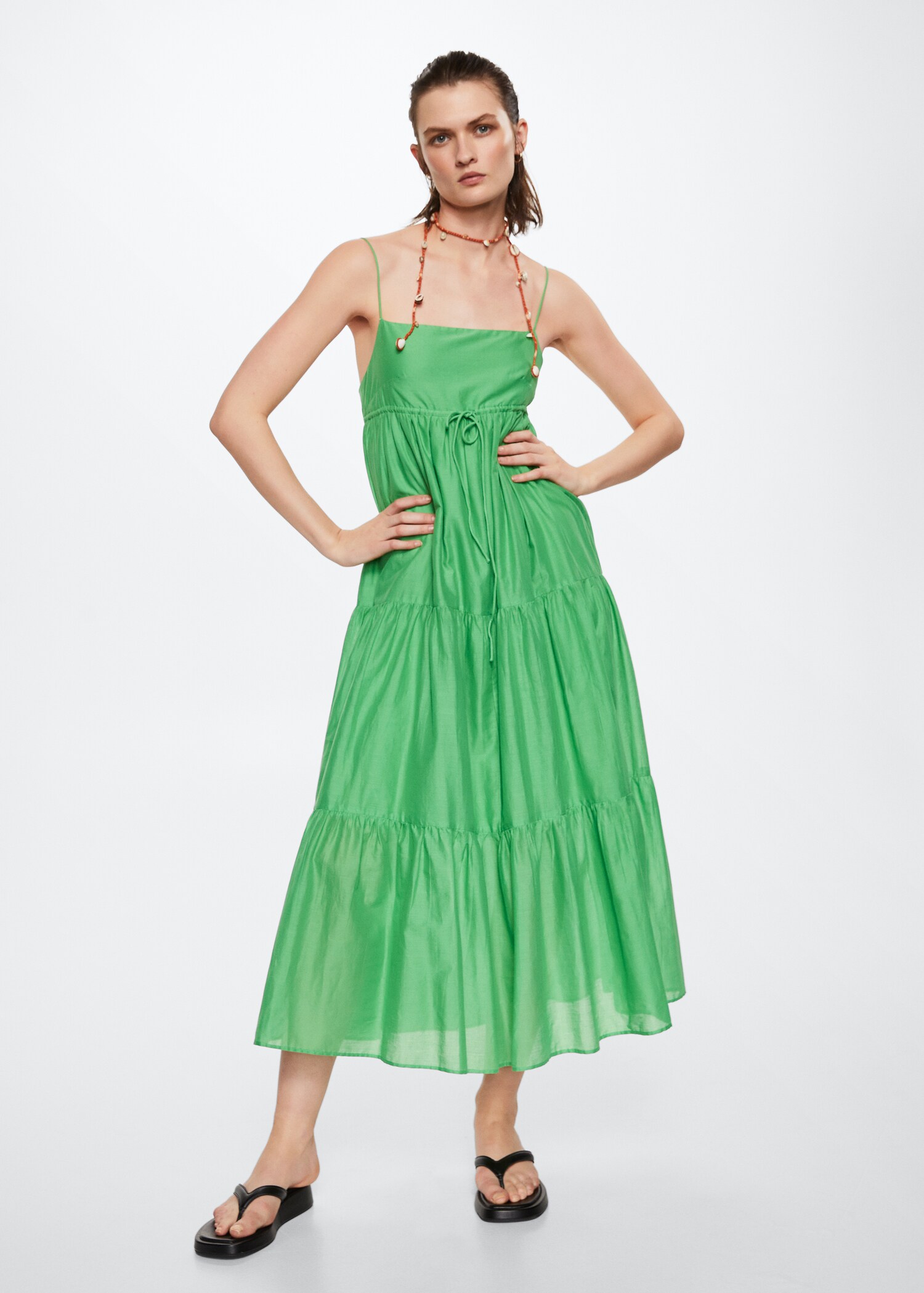 Flowy long dress - General plane