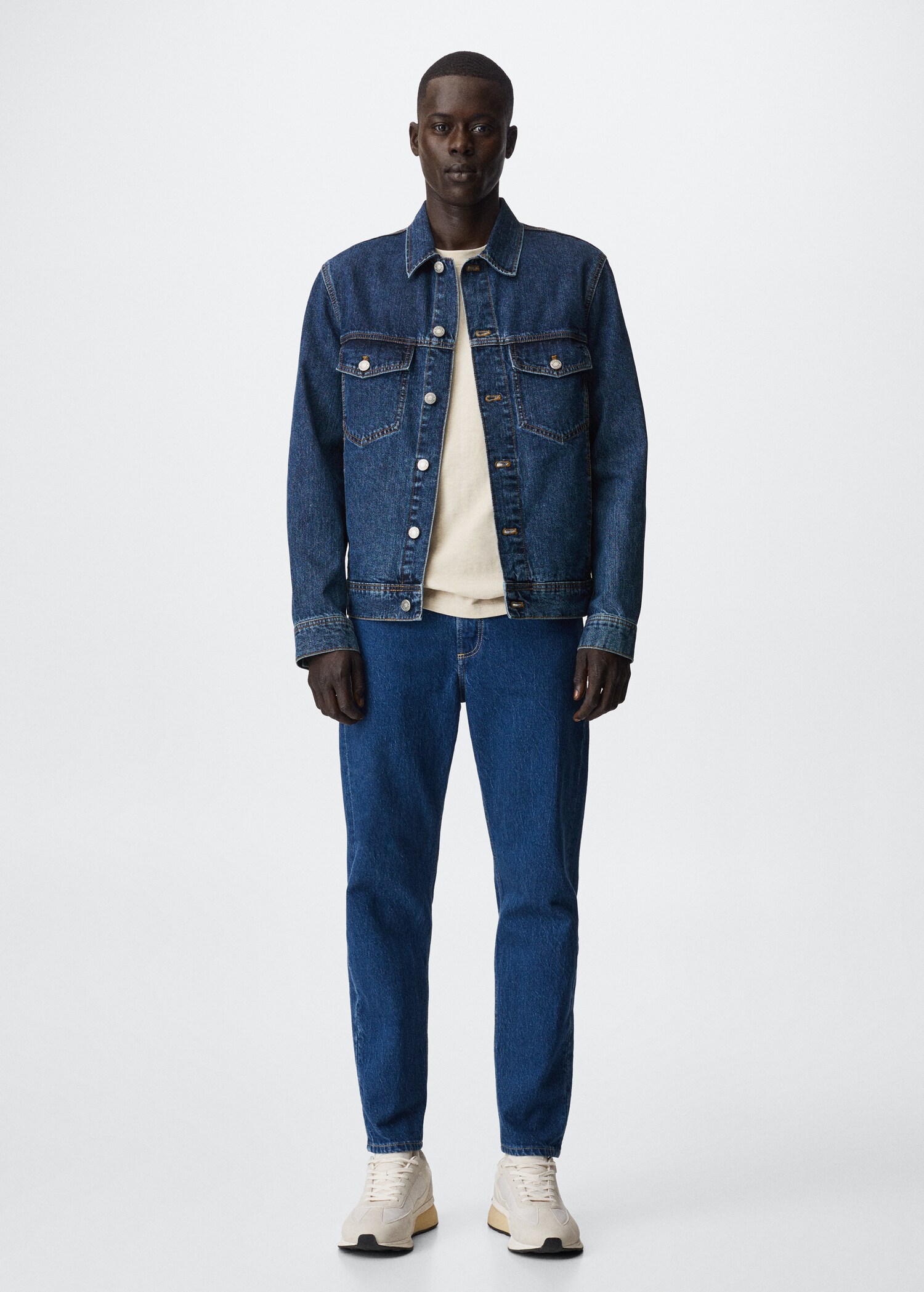Blouson jean poches - Plan général