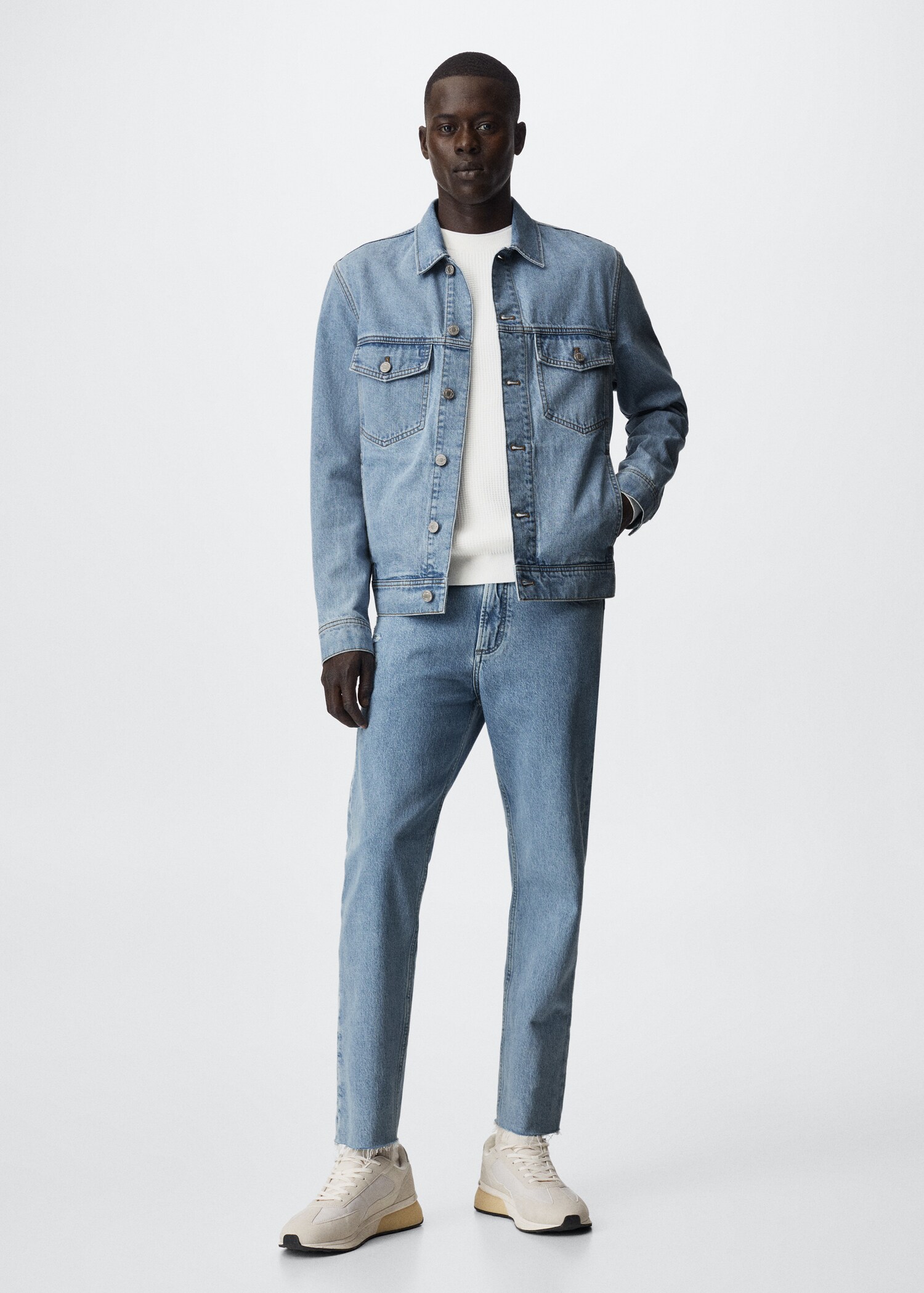 Blouson jean poches - Plan général