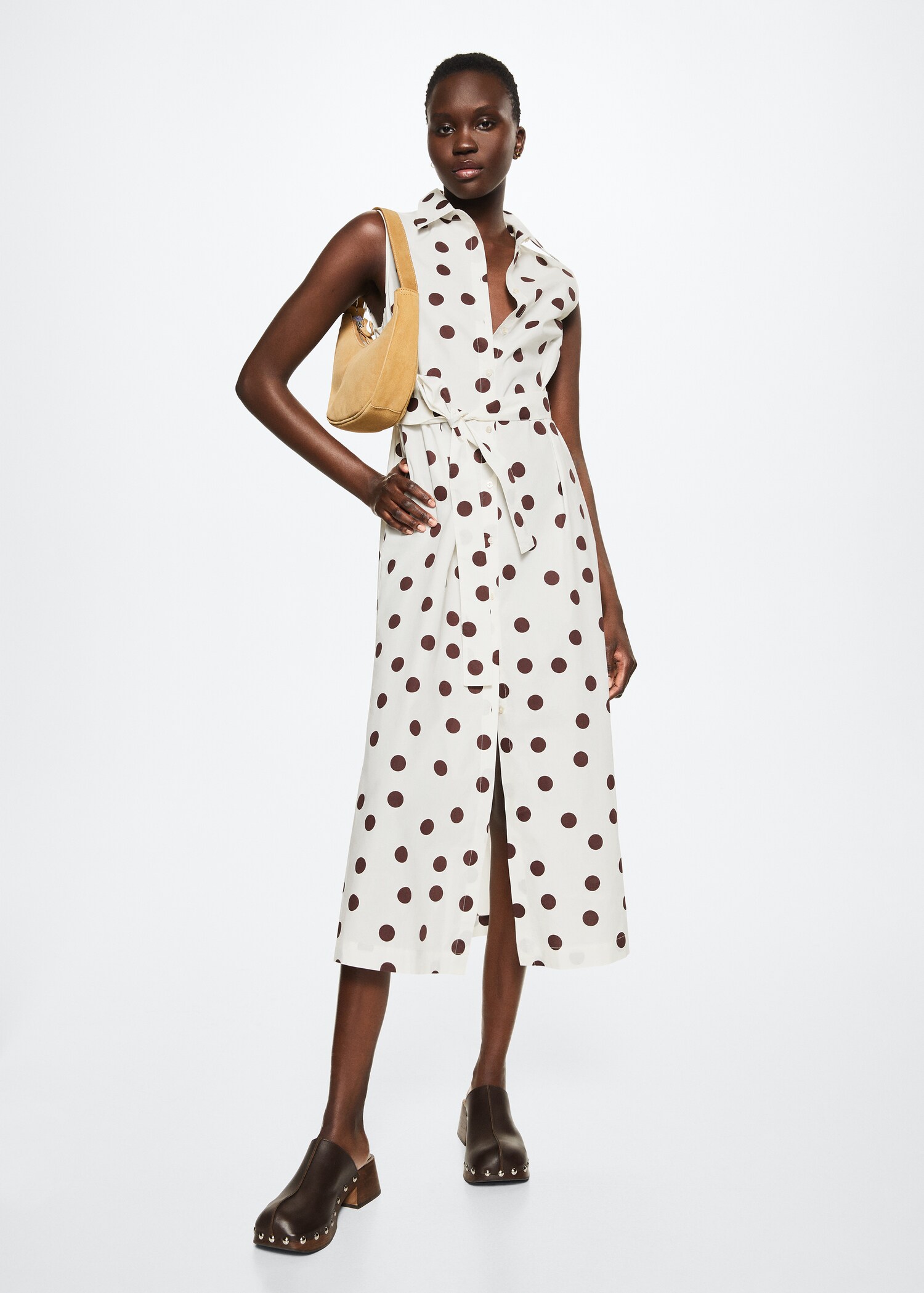 Robe coton à pois - Plan général