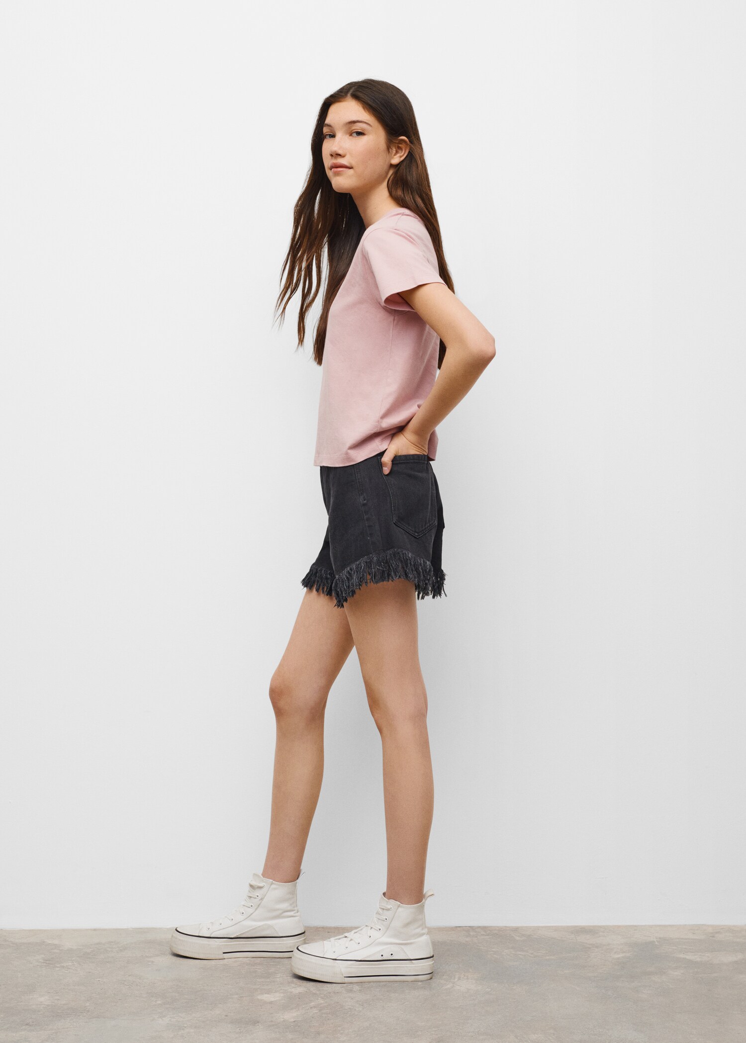 Essential cotton-blend T-shirt - General plane
