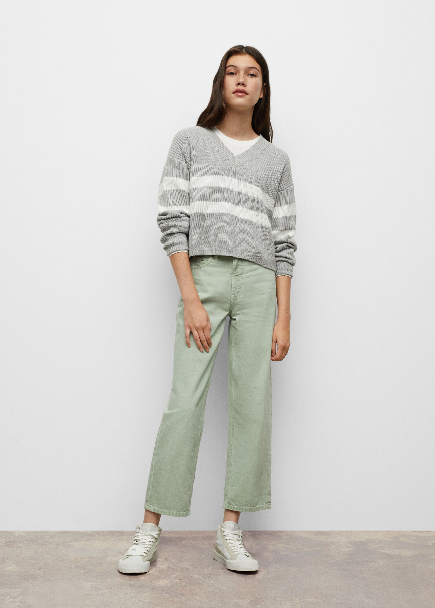 Camisola malha algodão - Plano geral