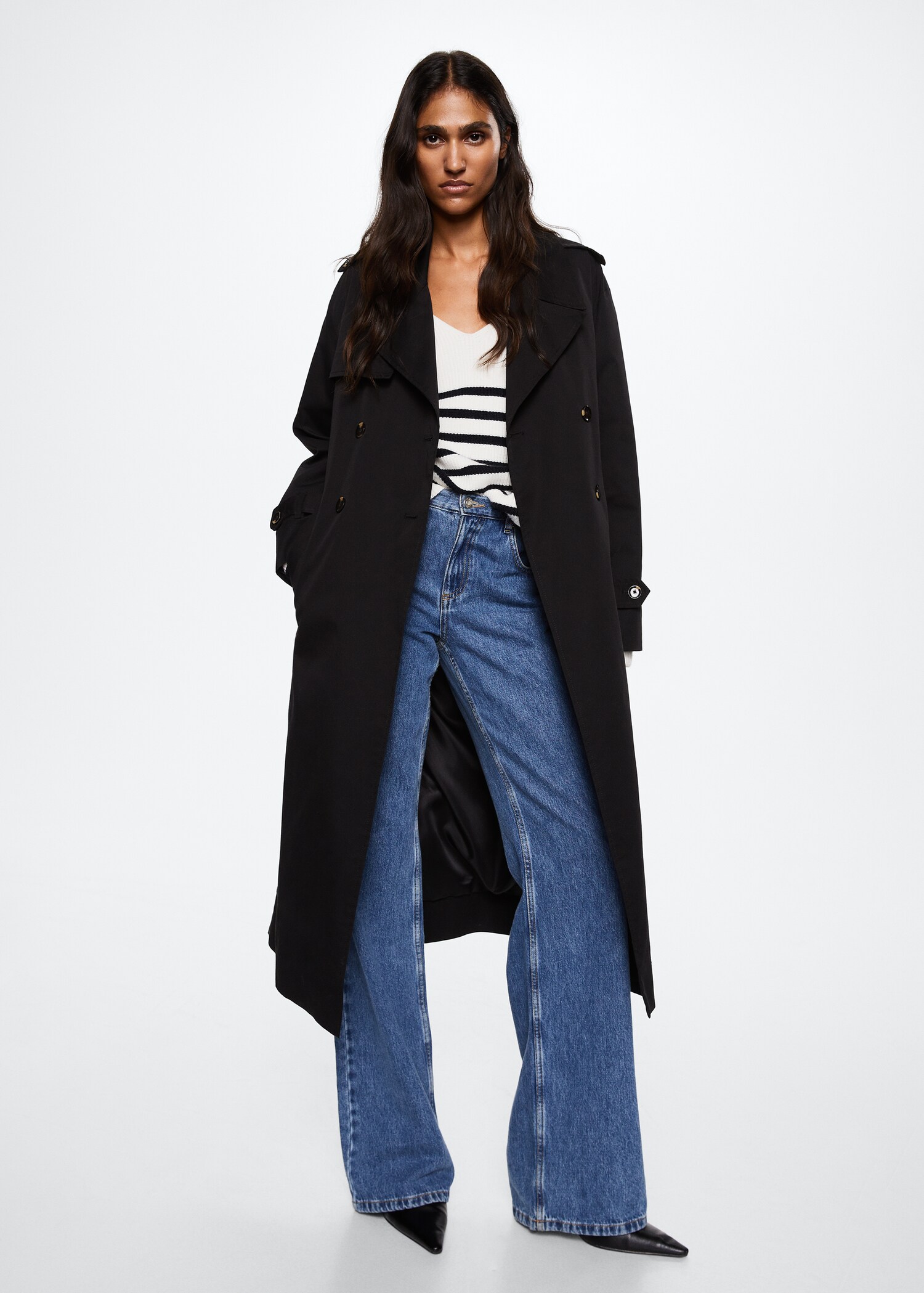 Cotton classic trench coat - Women | MANGO OUTLET USA