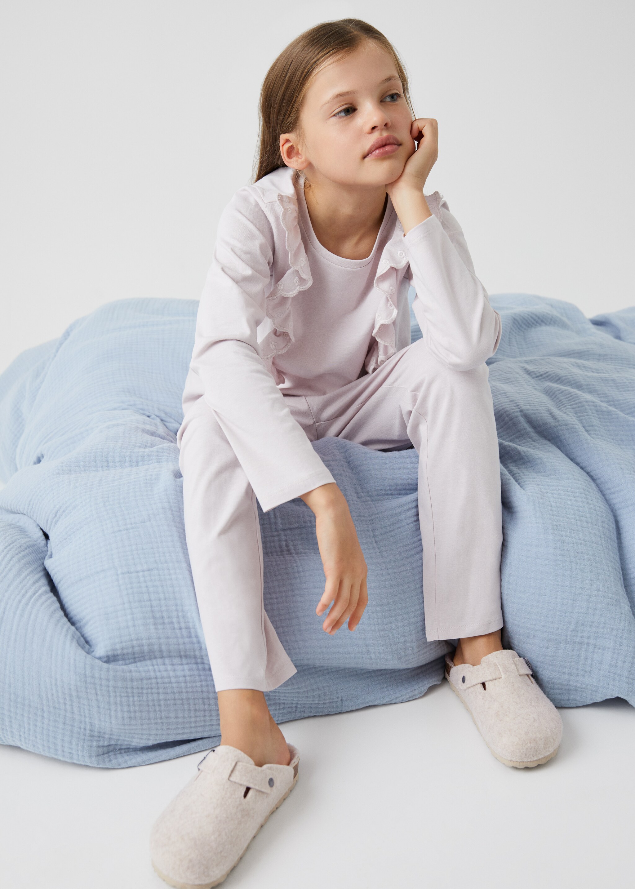Pyjama coton volants - Plan général