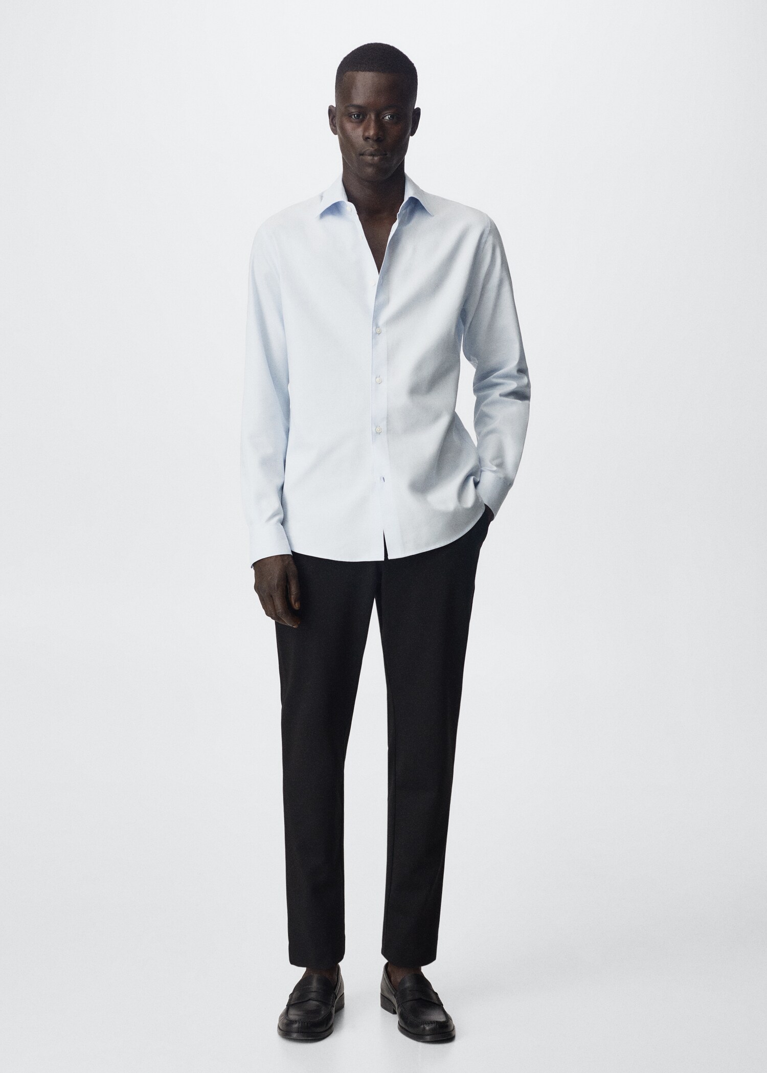 Slim fit cotton shirt - General plane