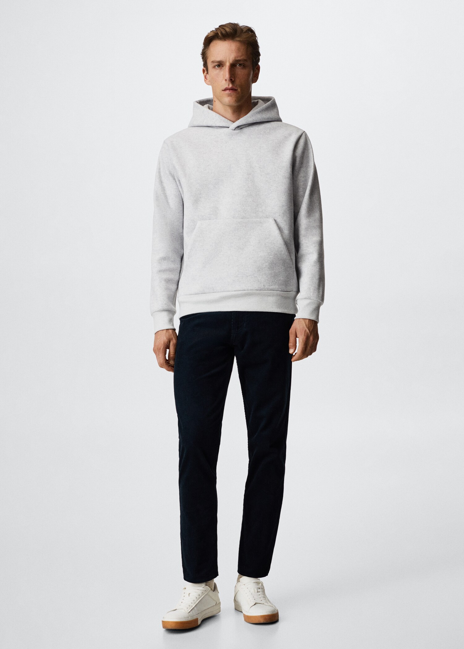 Sweat-shirt capuche texture - Plan général