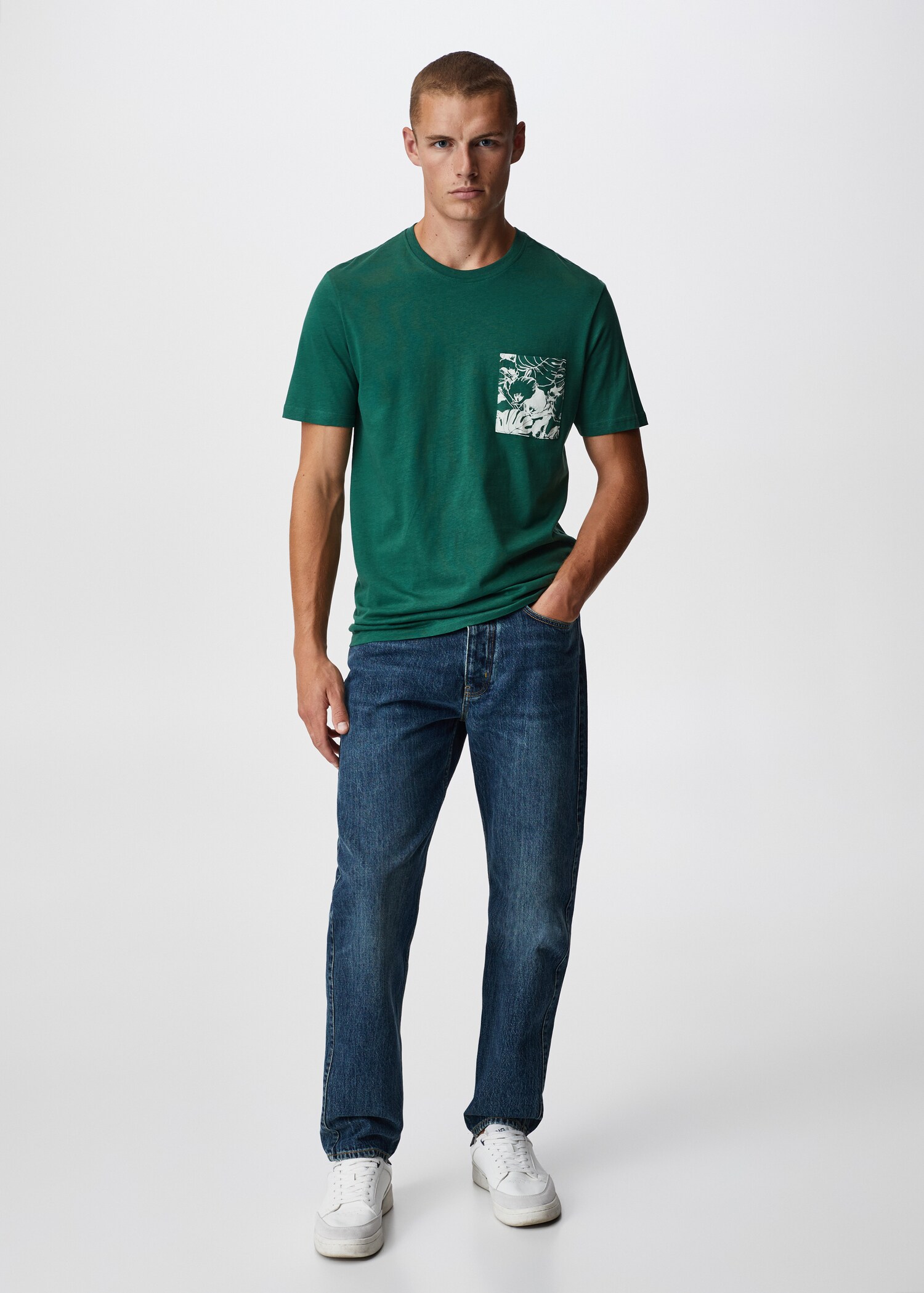 Printed pocket T-shirt - General plane