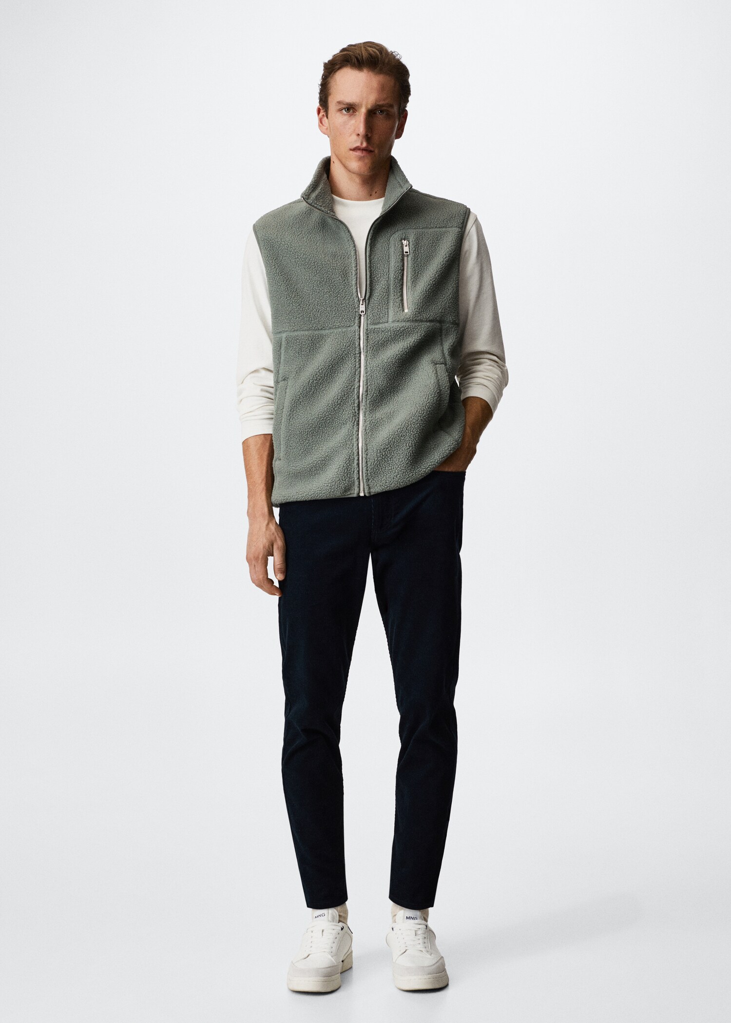 Gilet imitation mouton - Plan général