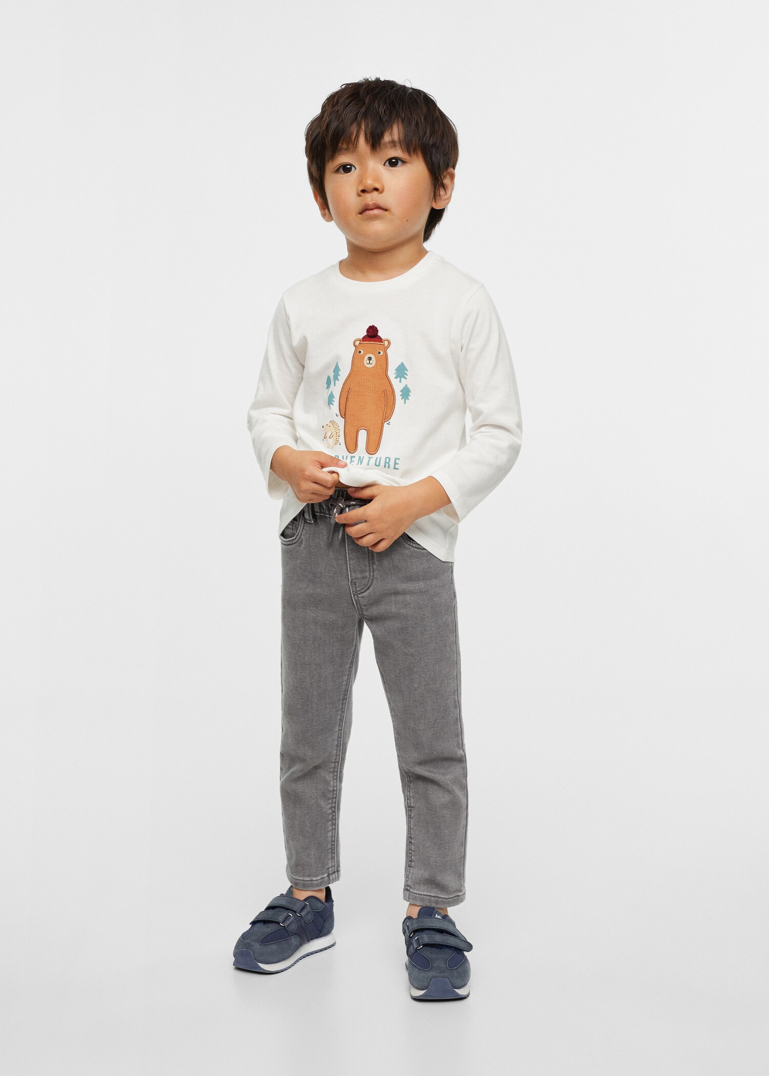 Printed long sleeve t-shirt - General plane