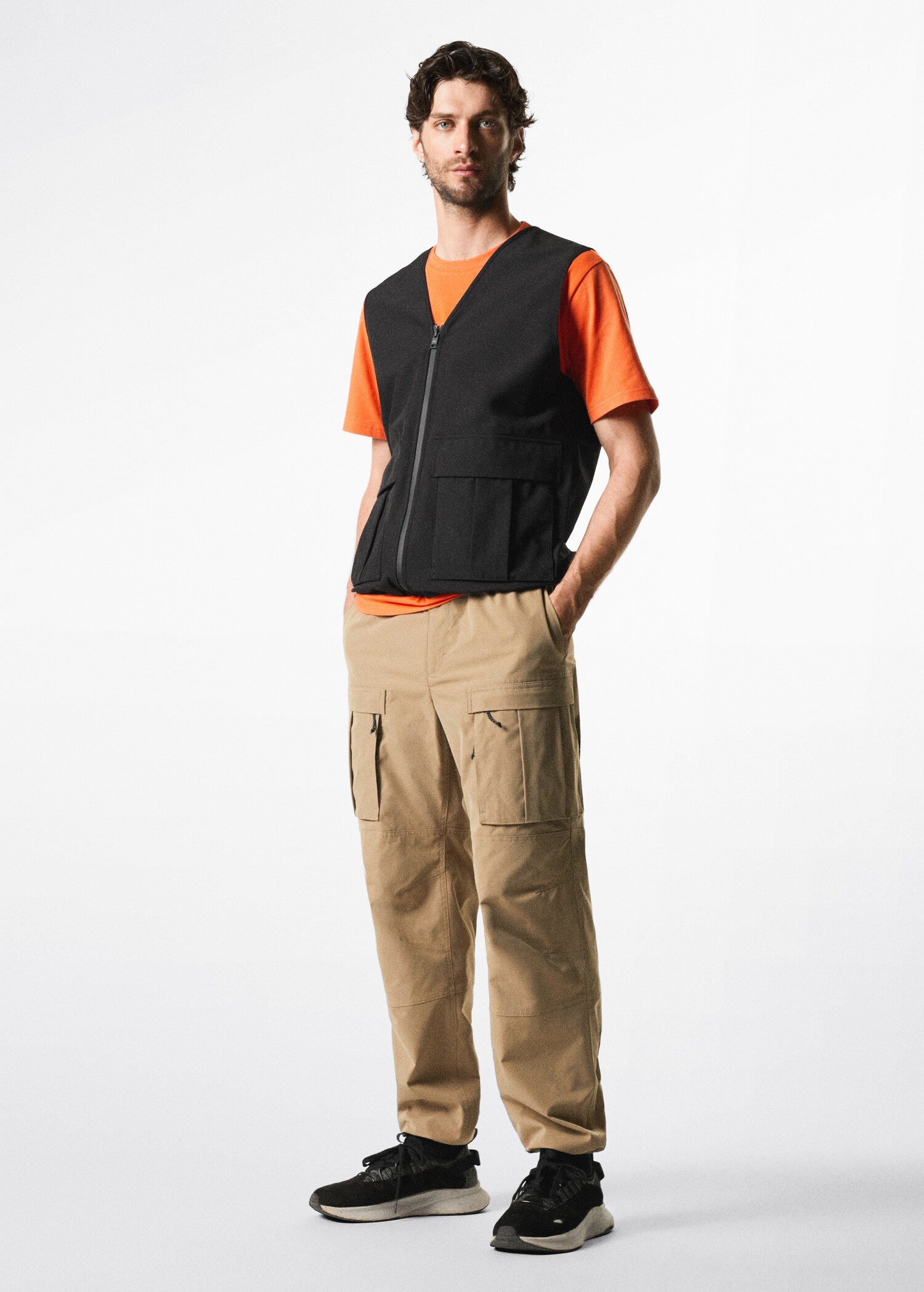Gilet multipoche imperméable - Plan général