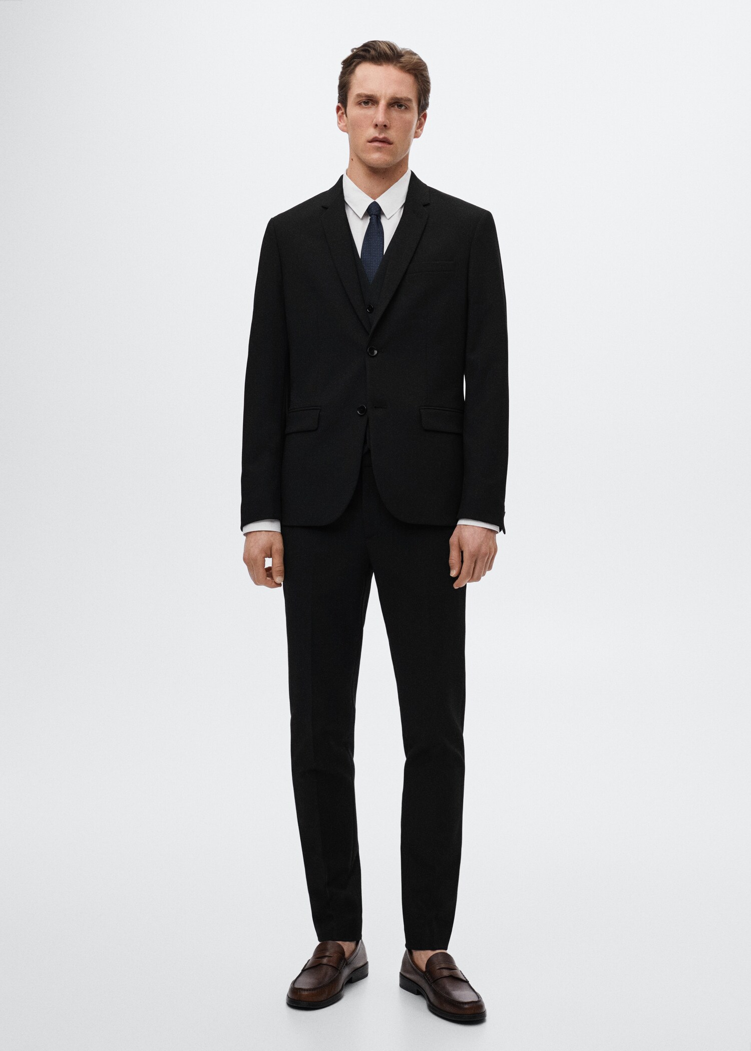 Super slim-fit suit jacket - General plane