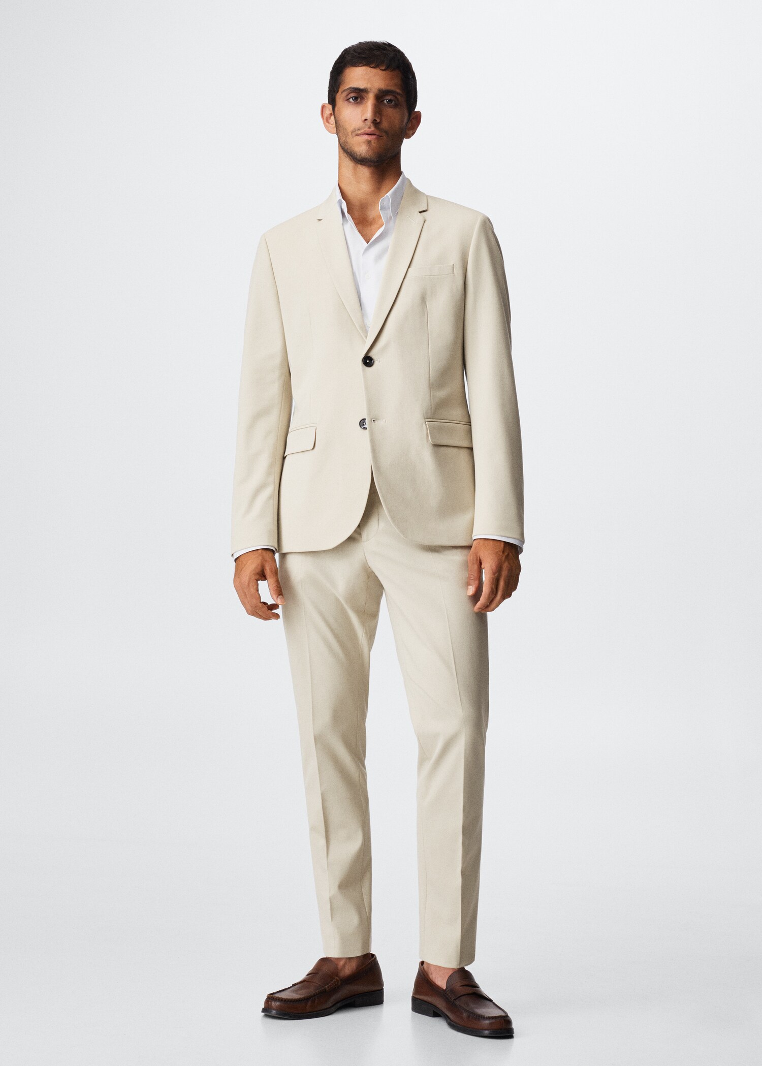 Camisa traje super slim fit - Plano general
