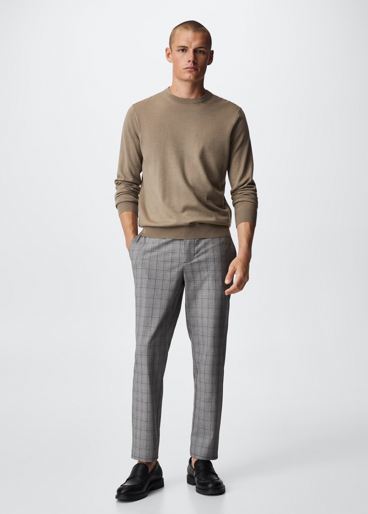 Pantalon tapered-fit stretch - Plan général