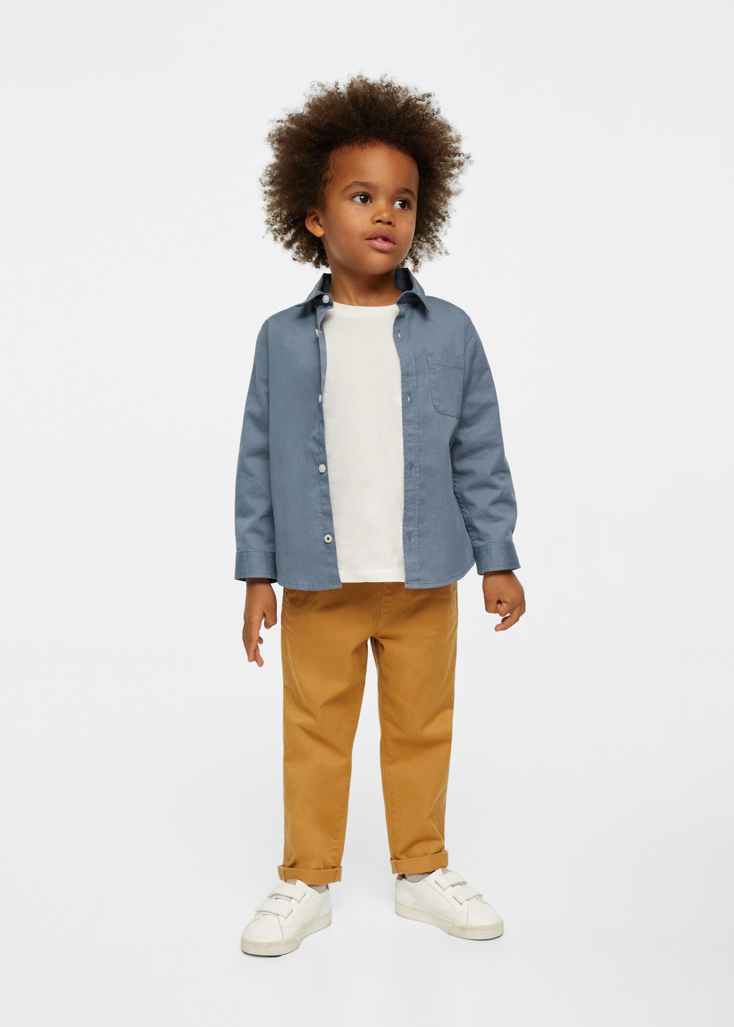 Chest-pocket cotton shirt - General plane