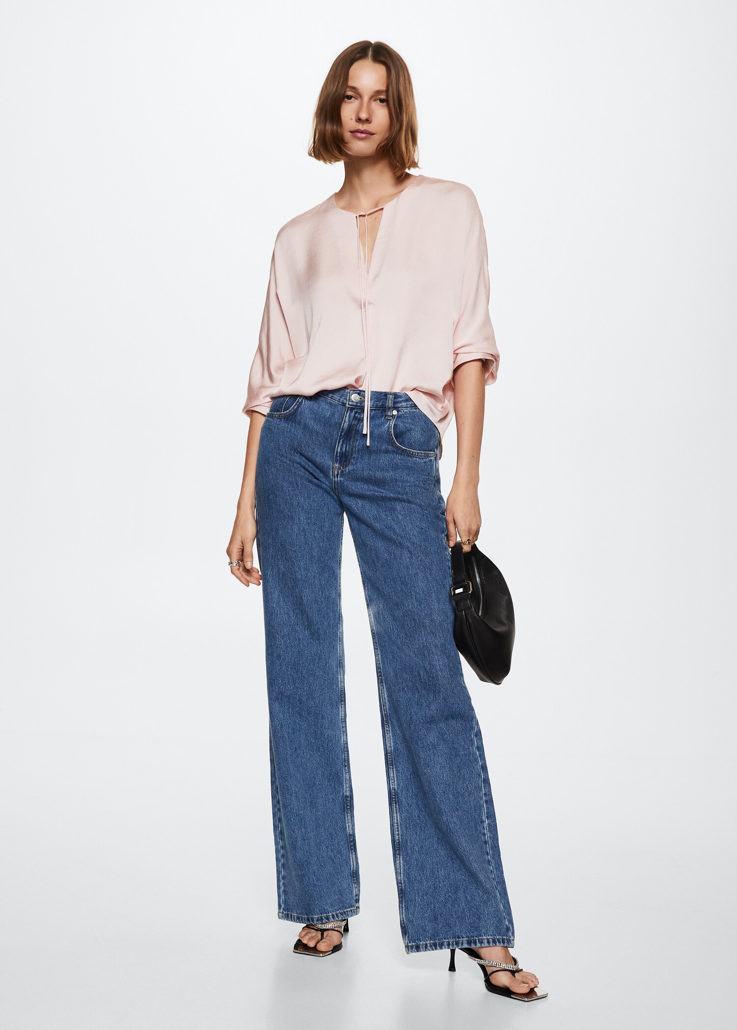 Lace flowy blouse - General plane