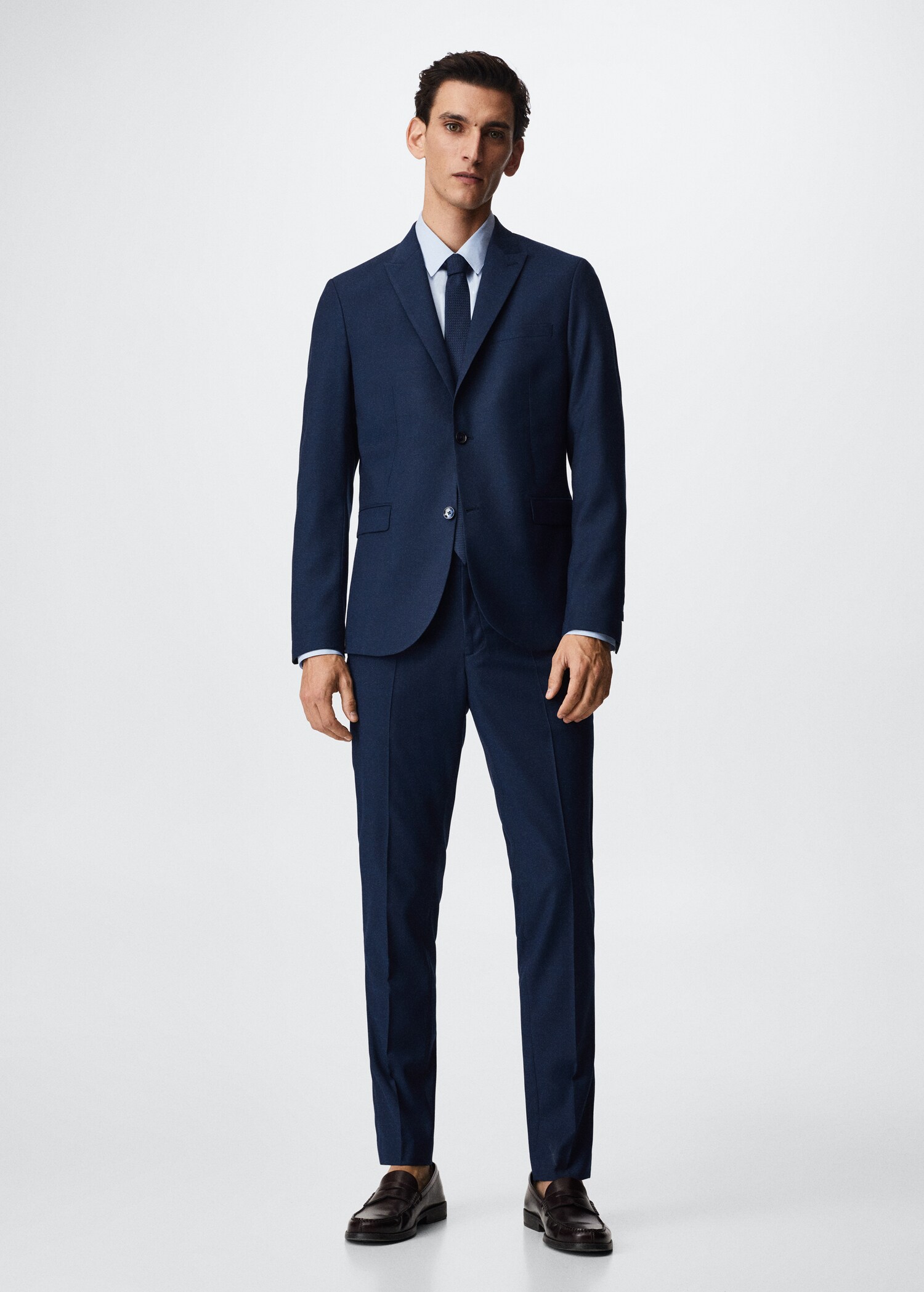 Super slim fit suit trousers - General plane
