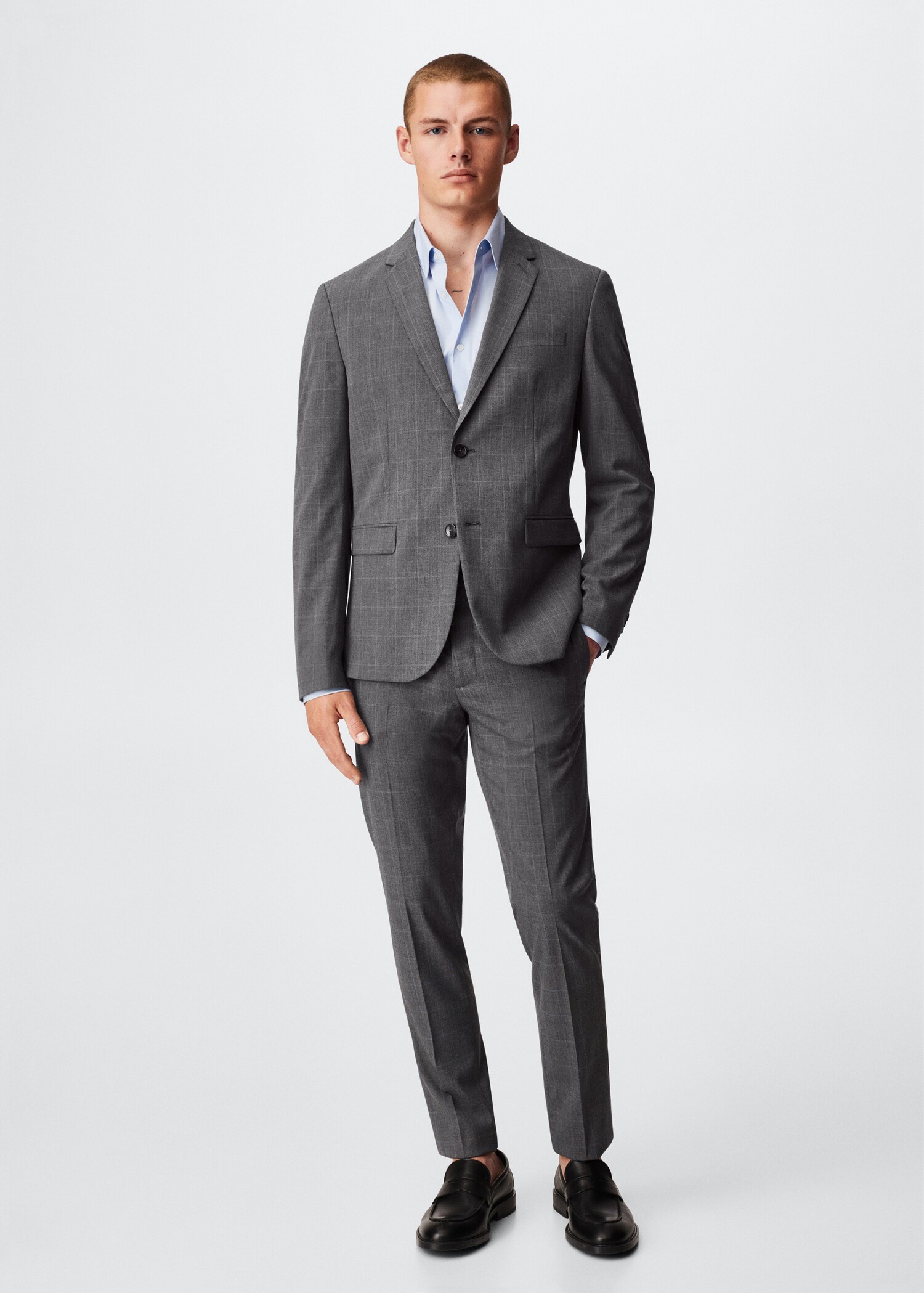 Super slim-fit suit jacket - General plane