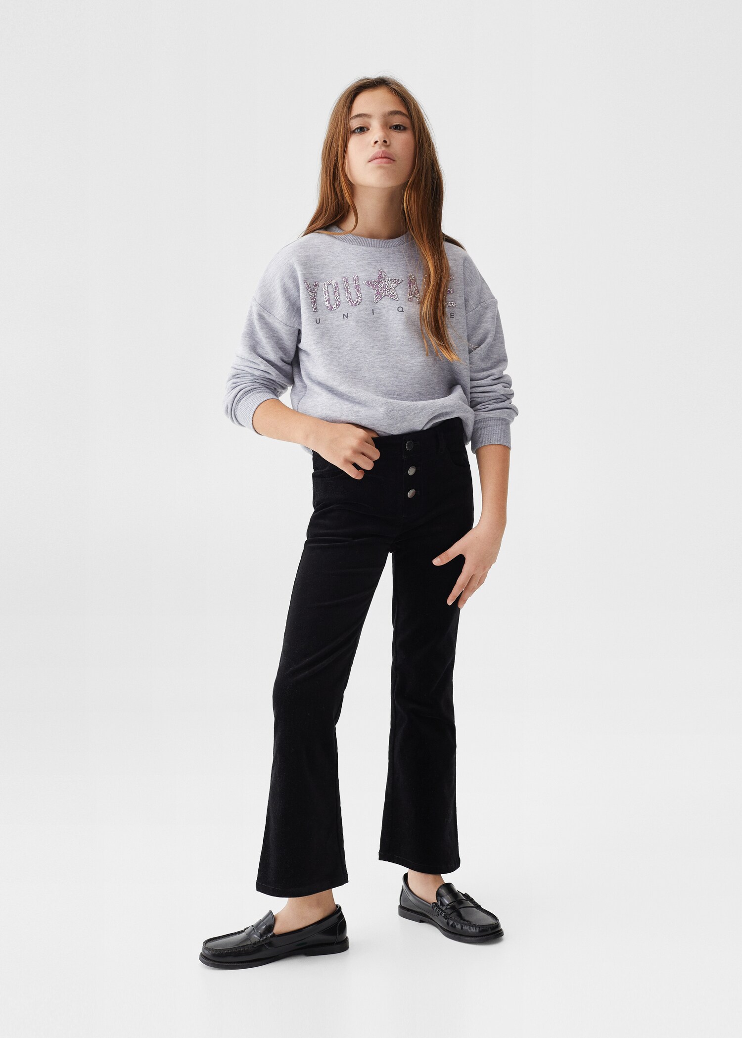 Glitter stars sweatshirt - General plane