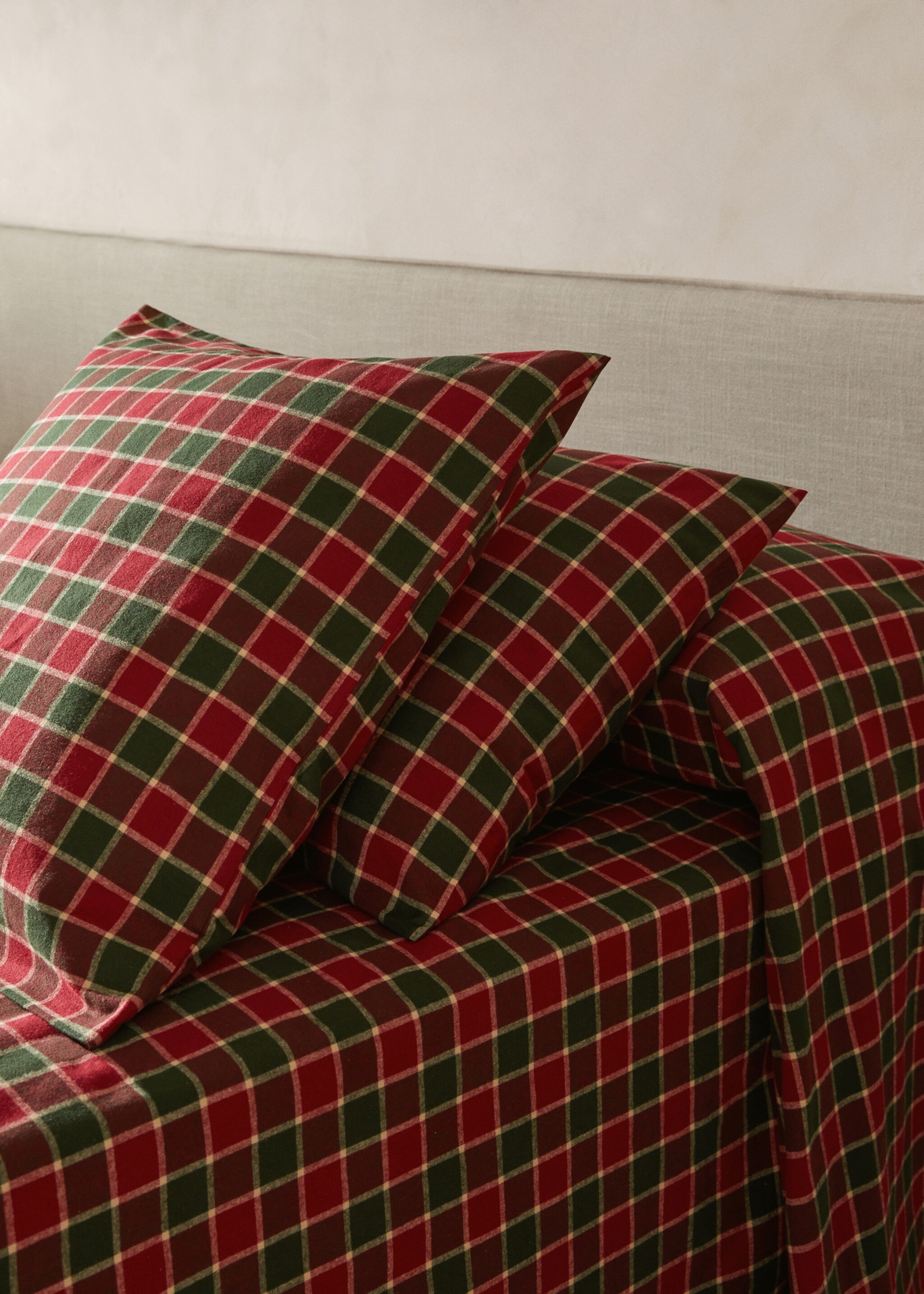 Flannel pillow case 50x75cm (Pack of two) - General plane