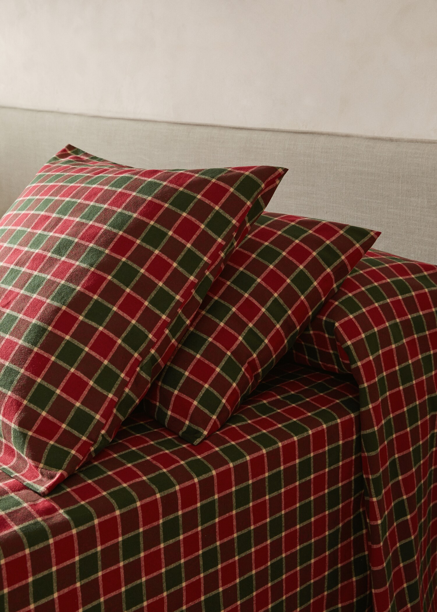 Flannel pillow case 50x75cm (Pack of two) - General plane