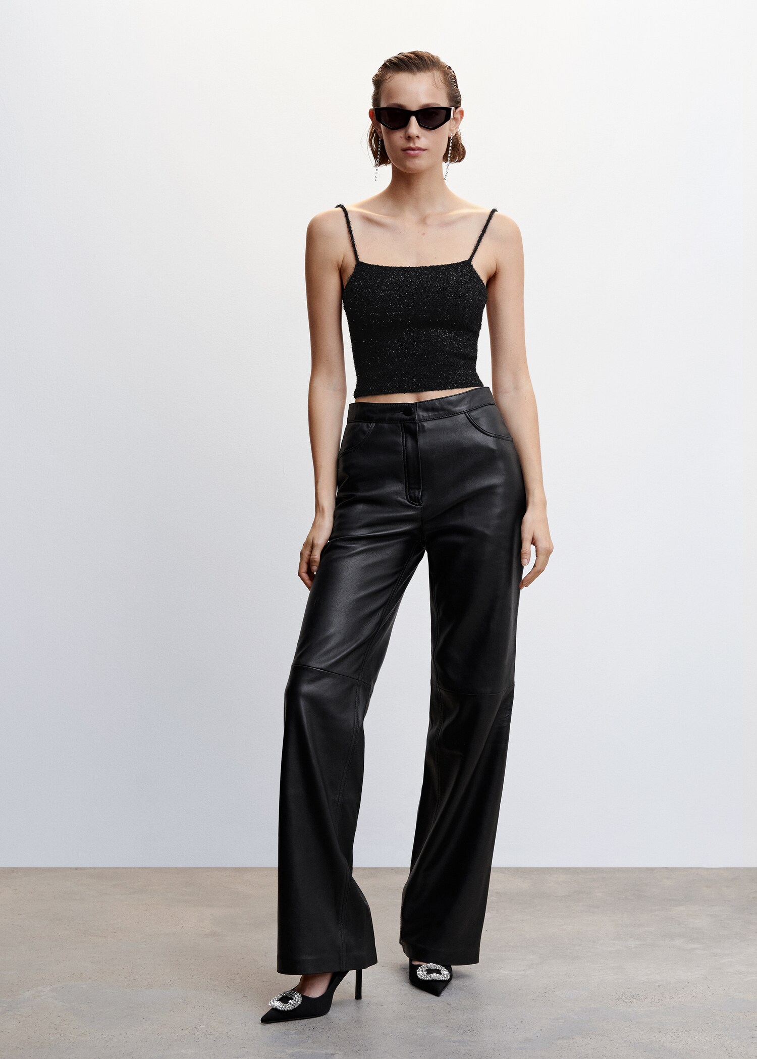 Top Lurex dos croisé - Plan général