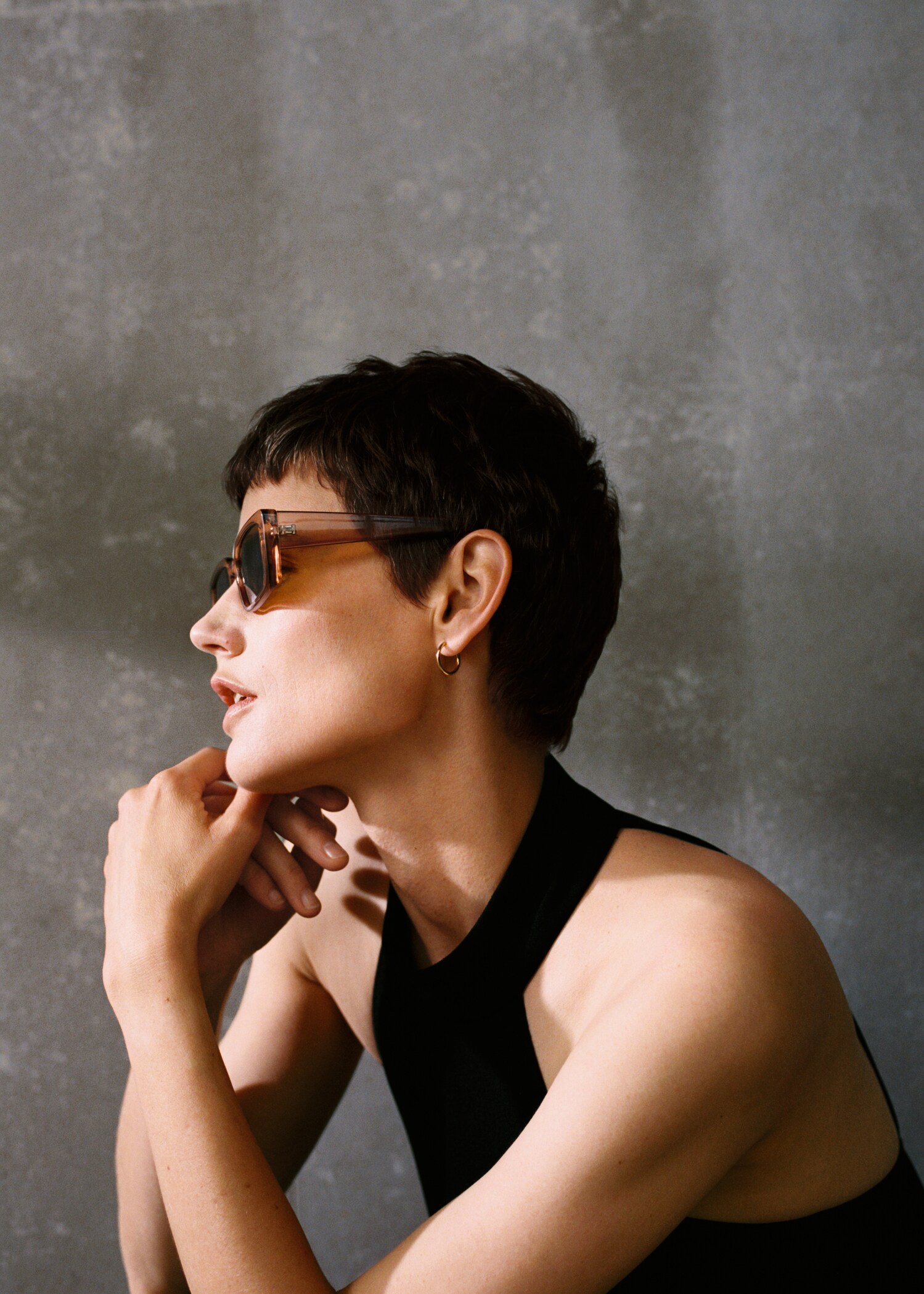 Resin frame sunglasses - General plane