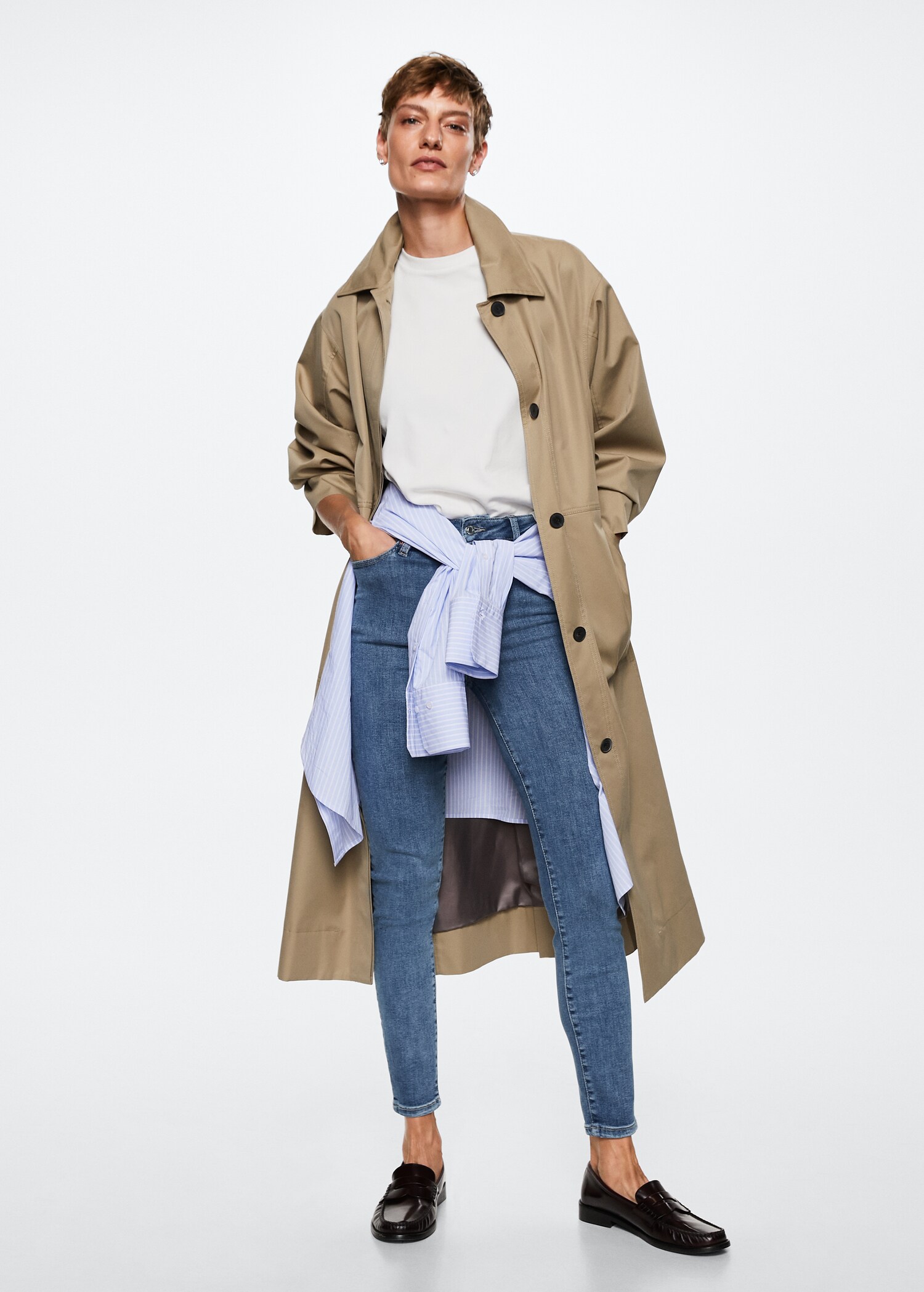 Jeans skinny hög midja - Allmän bild
