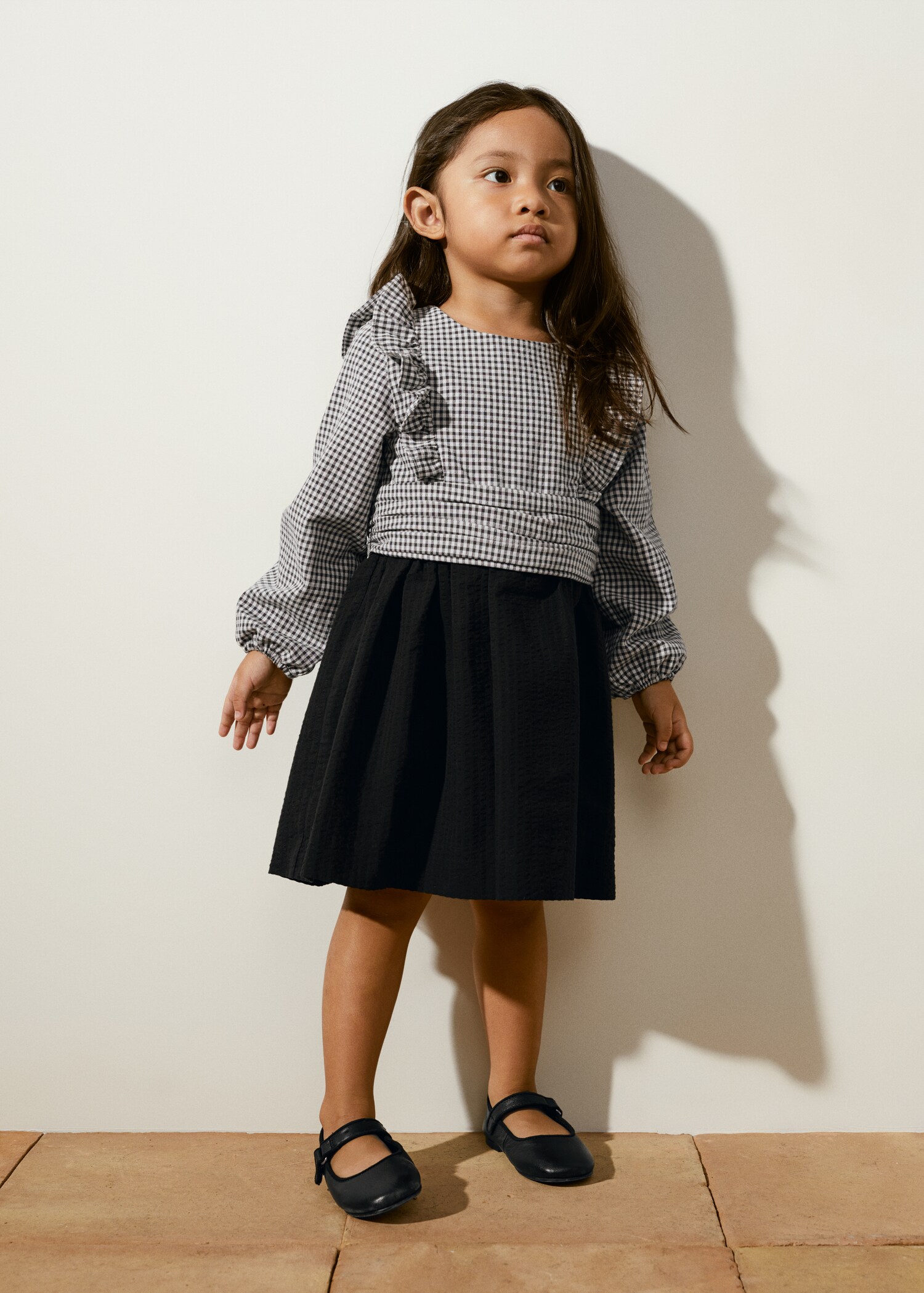 Robe coton vichy - Plan général