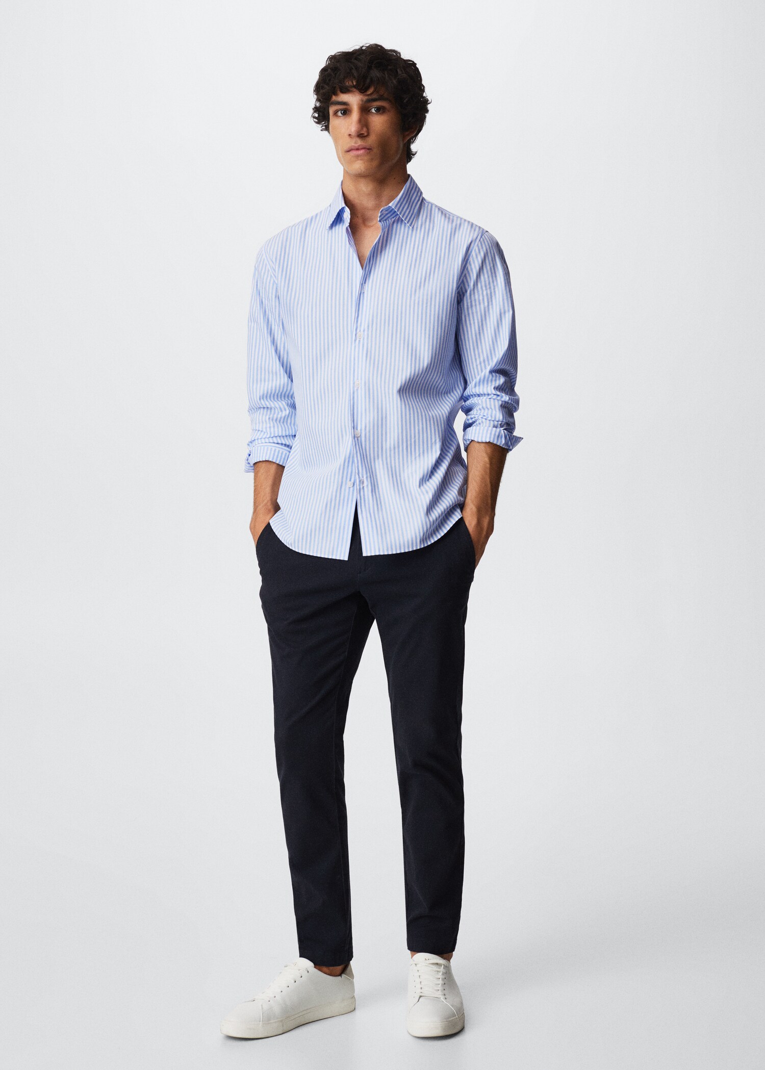 Striped cotton shirt - General plane