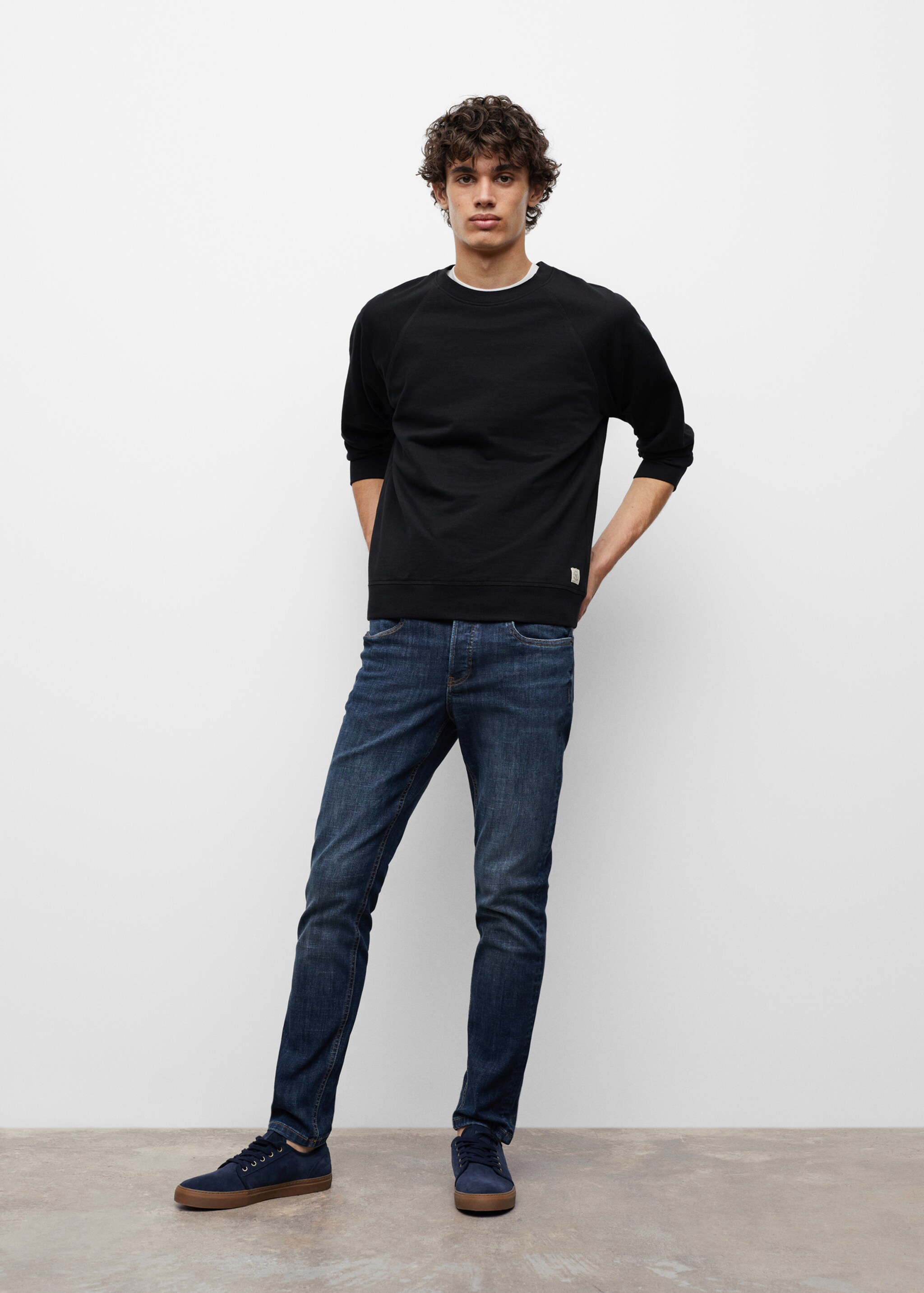 Basic cotton sweater - General plane