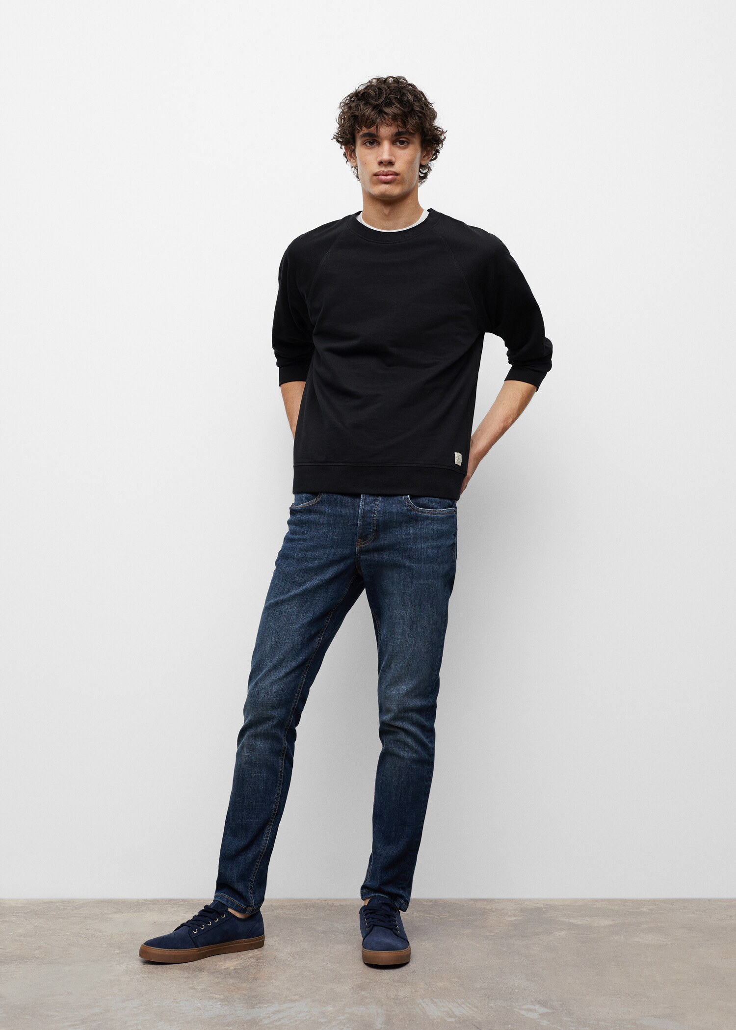 Basic cotton sweater - General plane