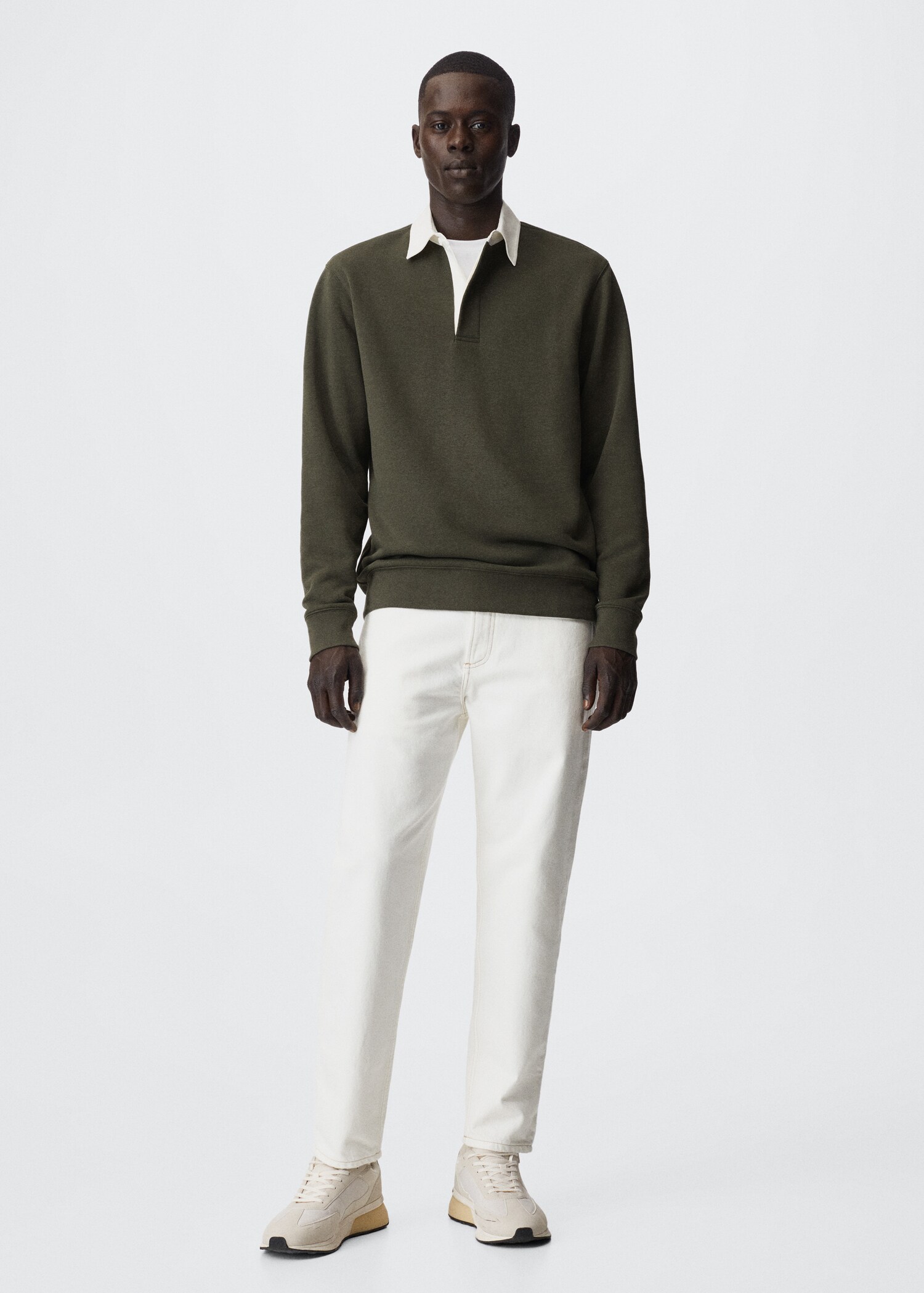 Button-down collar polo shirt - General plane