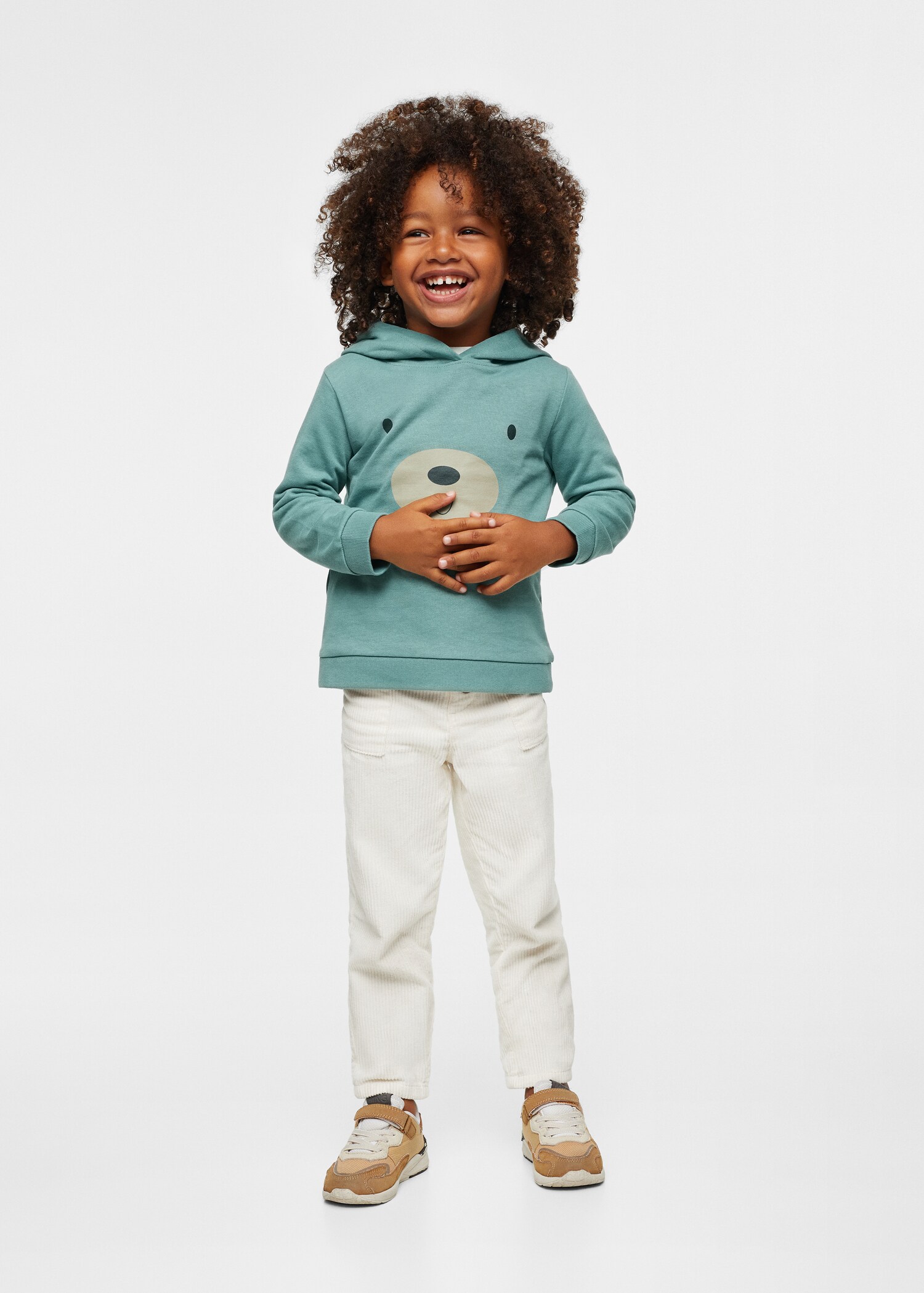 Bear print sweatshirt - General plane