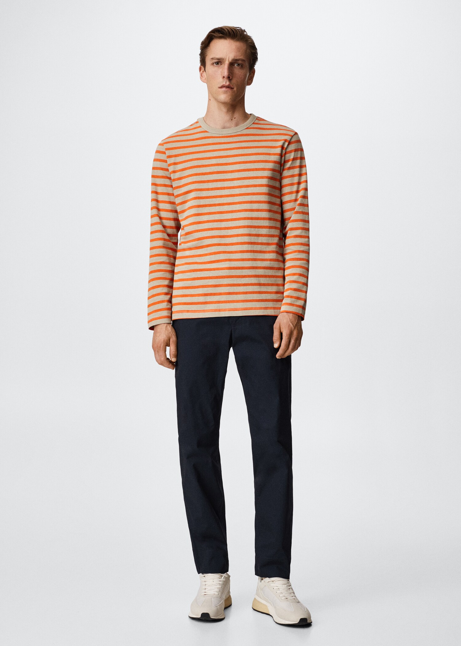 Striped long sleeves t-shirt - General plane
