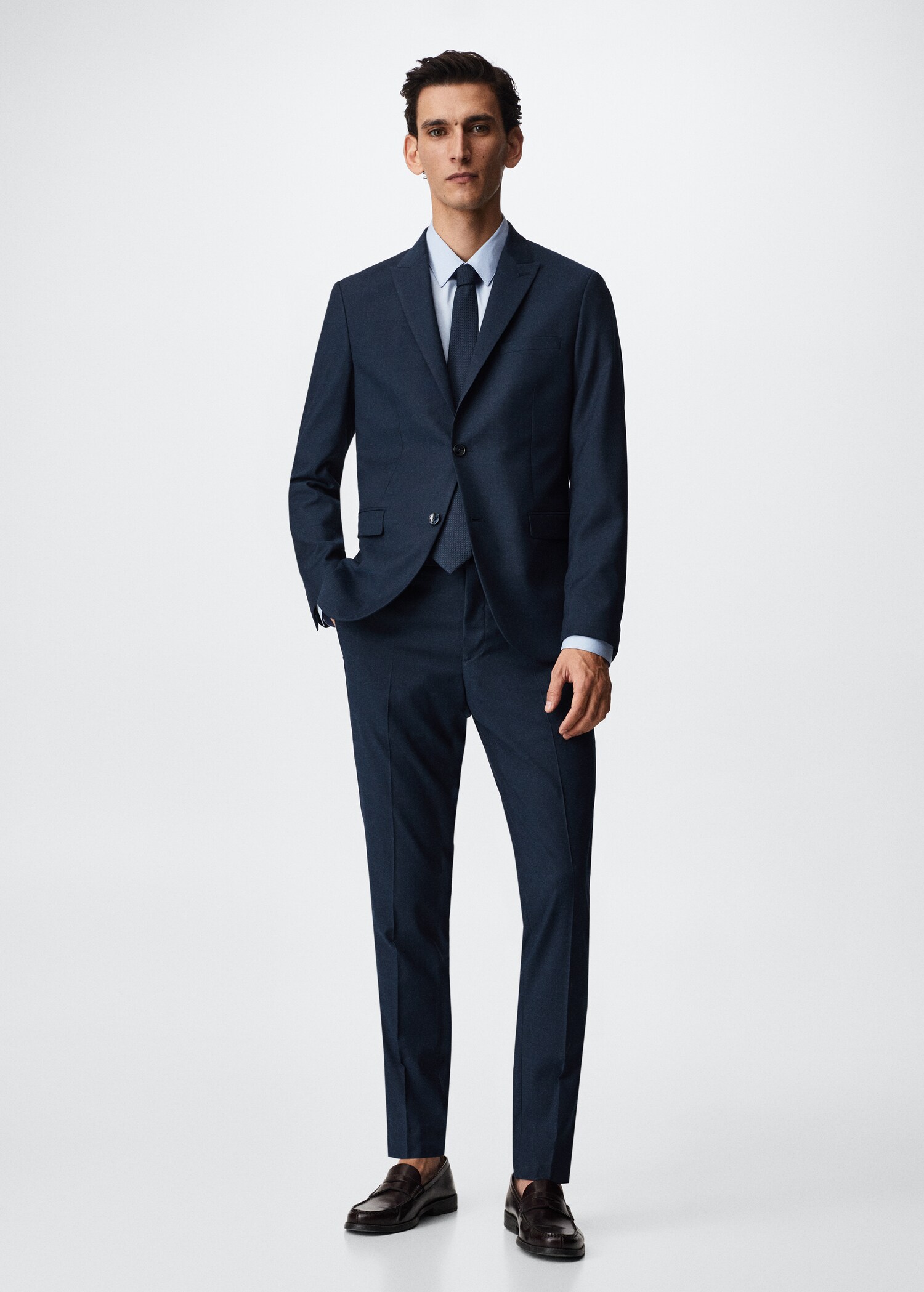 Super slim-fit suit jacket - General plane