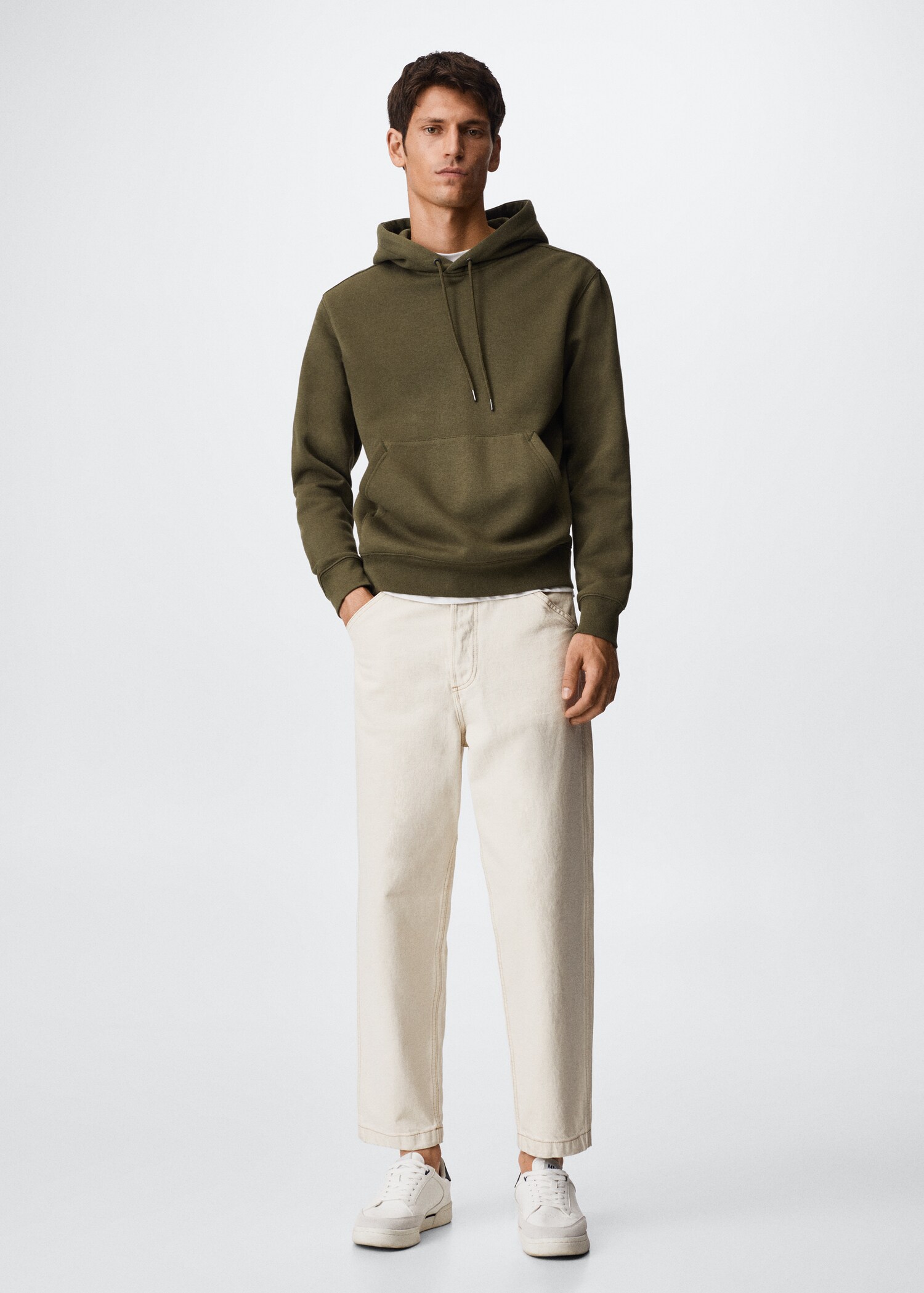 Sweater à capuche coton - Plan général